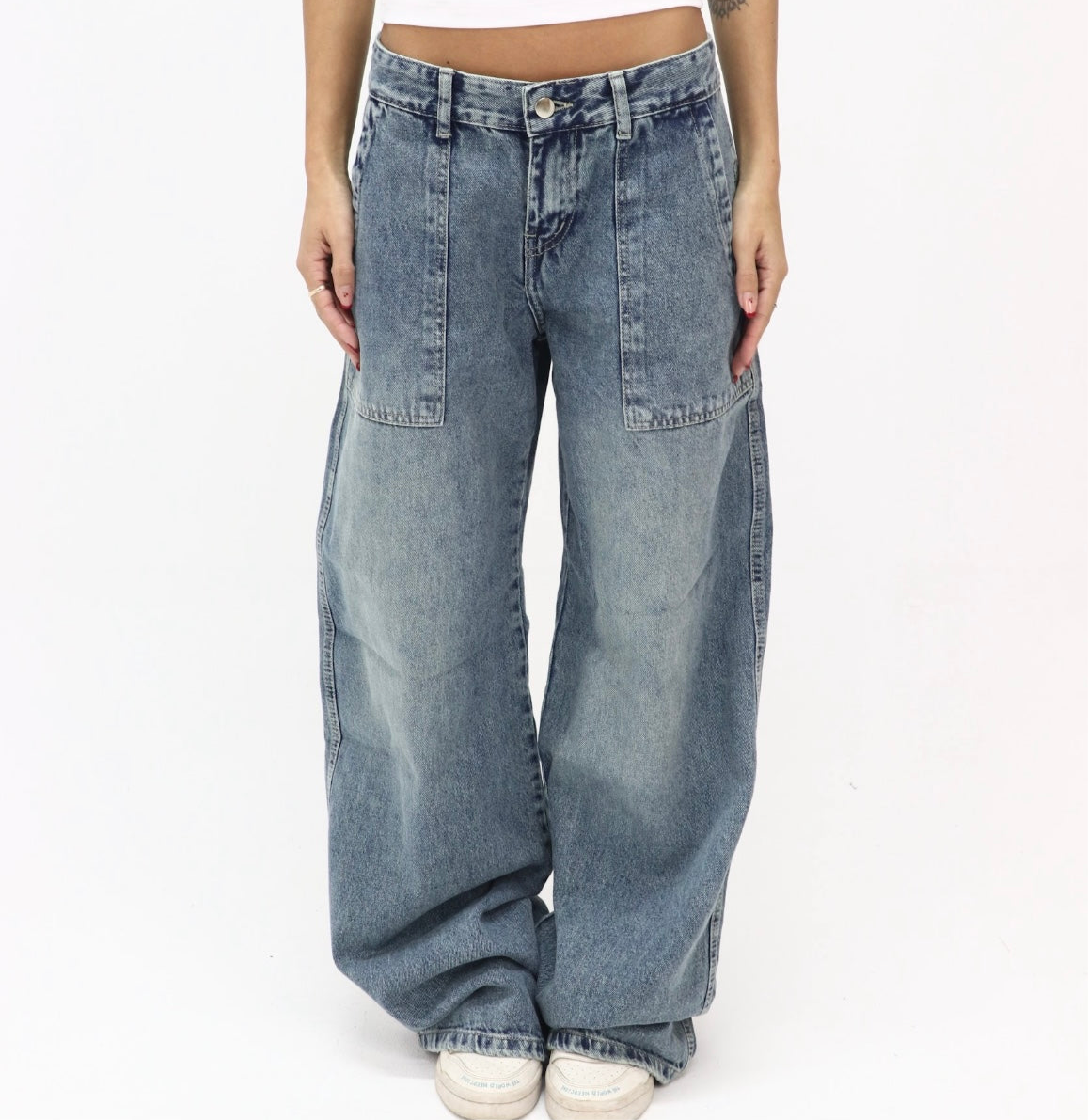 Light Denim Pocket Jeans