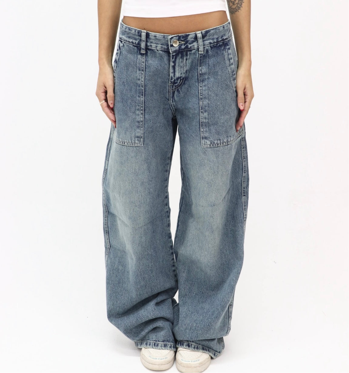 Light Denim Pocket Jeans