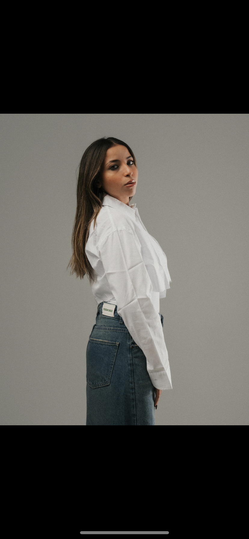 Cropped Blanche Chemise