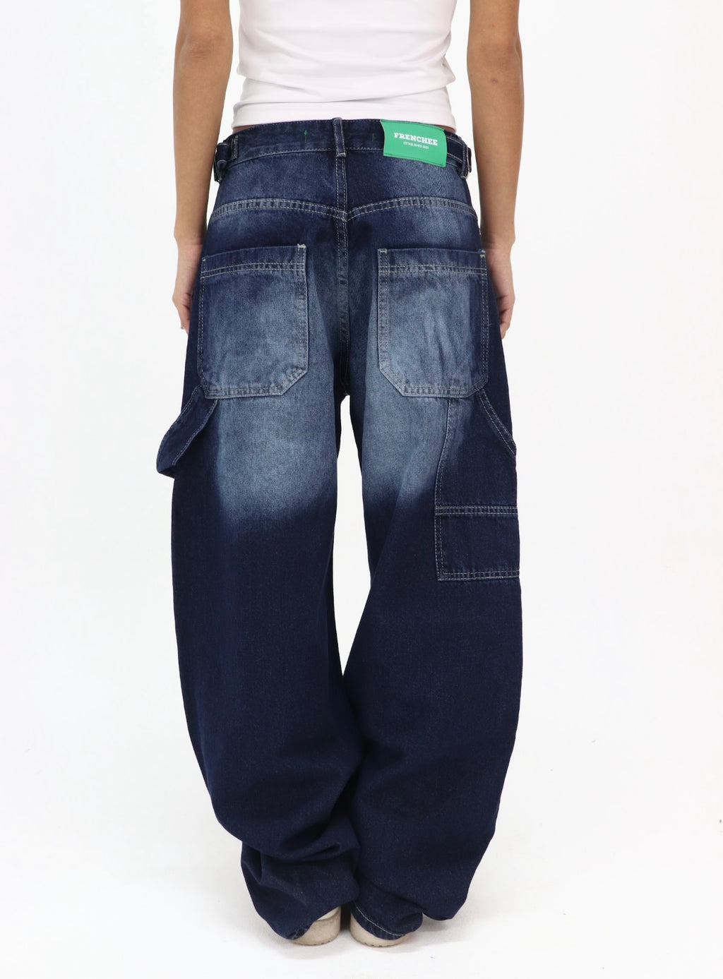 Dark Blue Ballon Fit Jeans