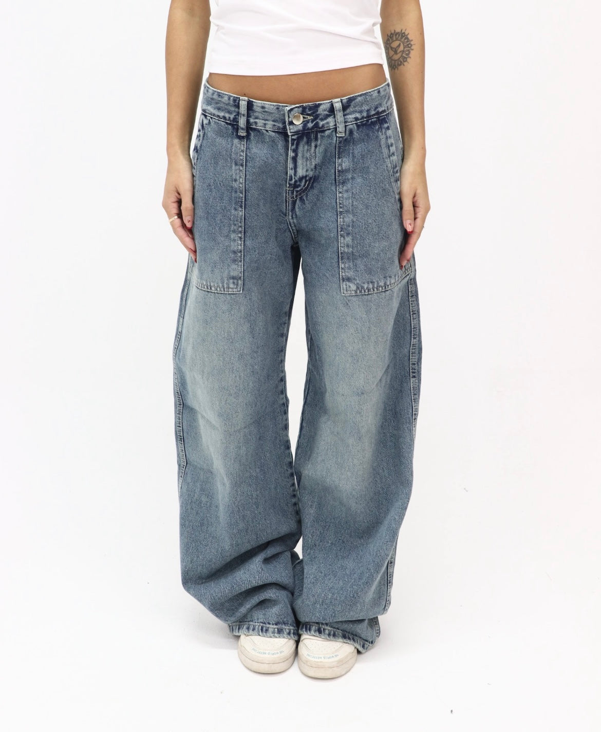 Light Denim Pocket Jeans