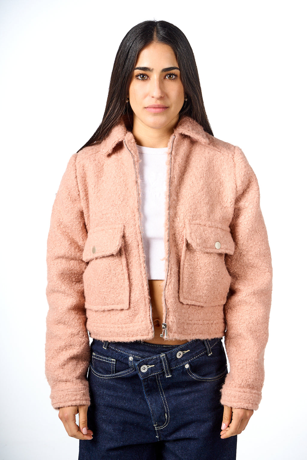 Teddy Pocketed Jacket