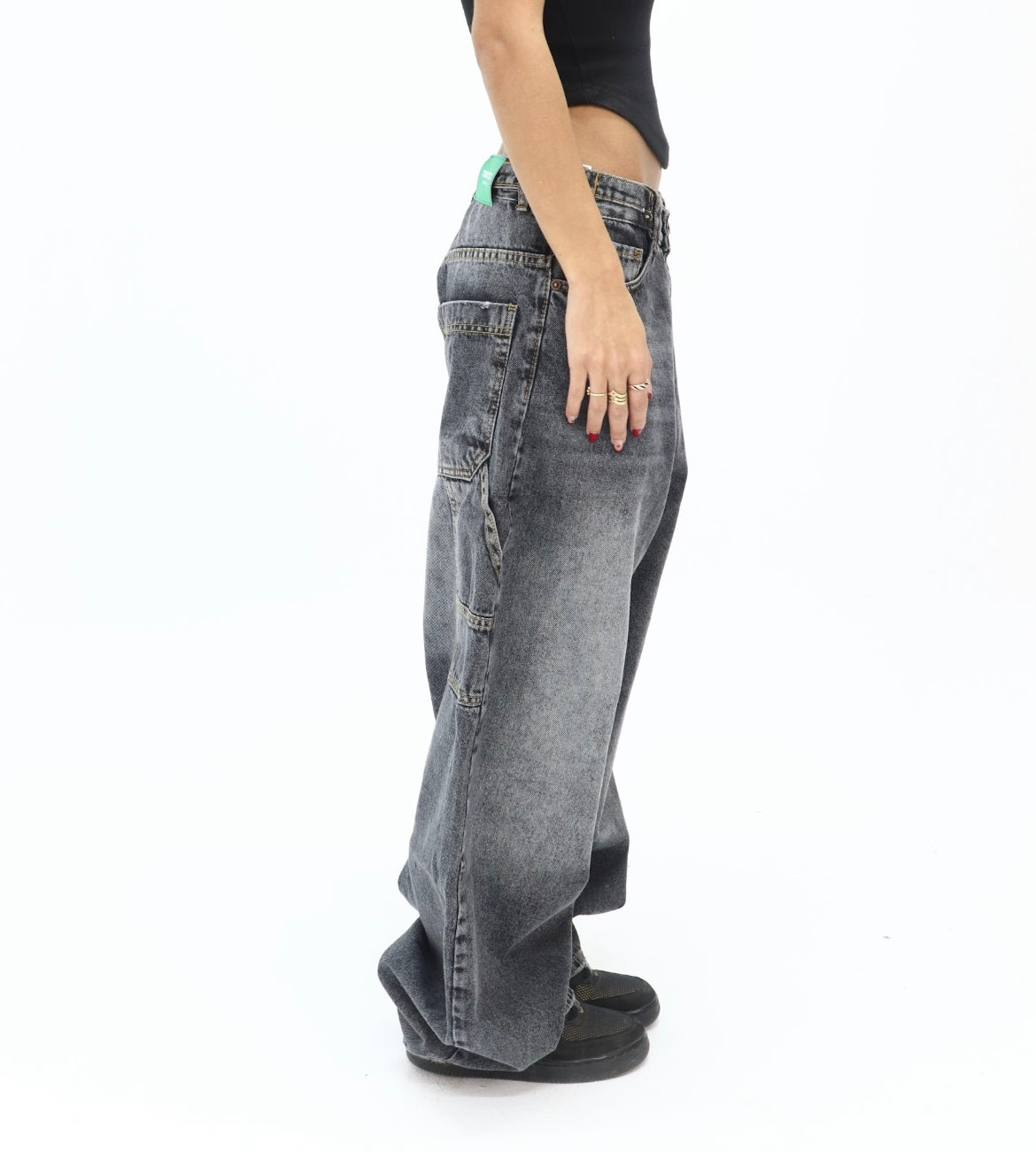 Greyish Ballon Fit Jeans