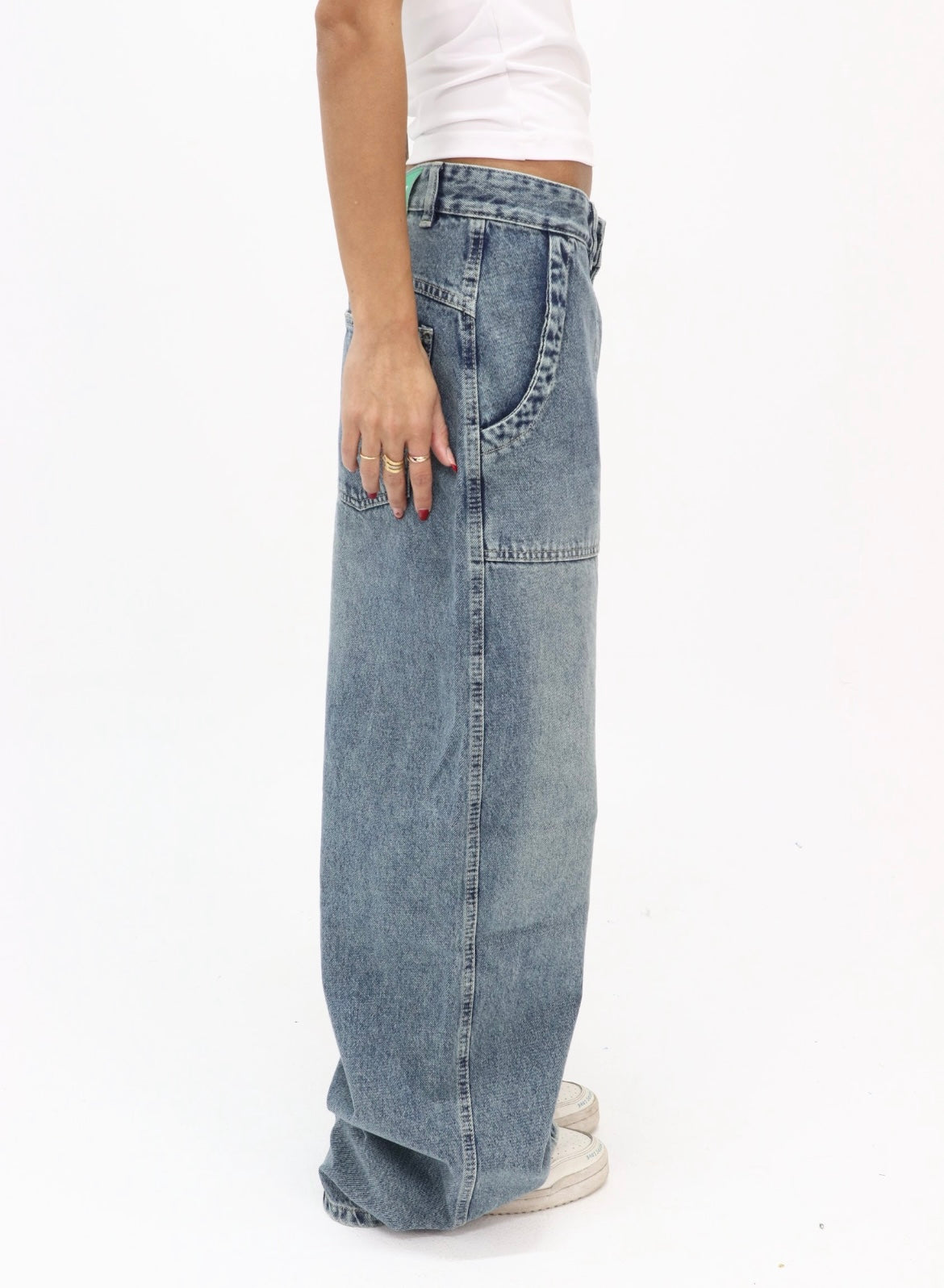 Light Denim Pocket Jeans