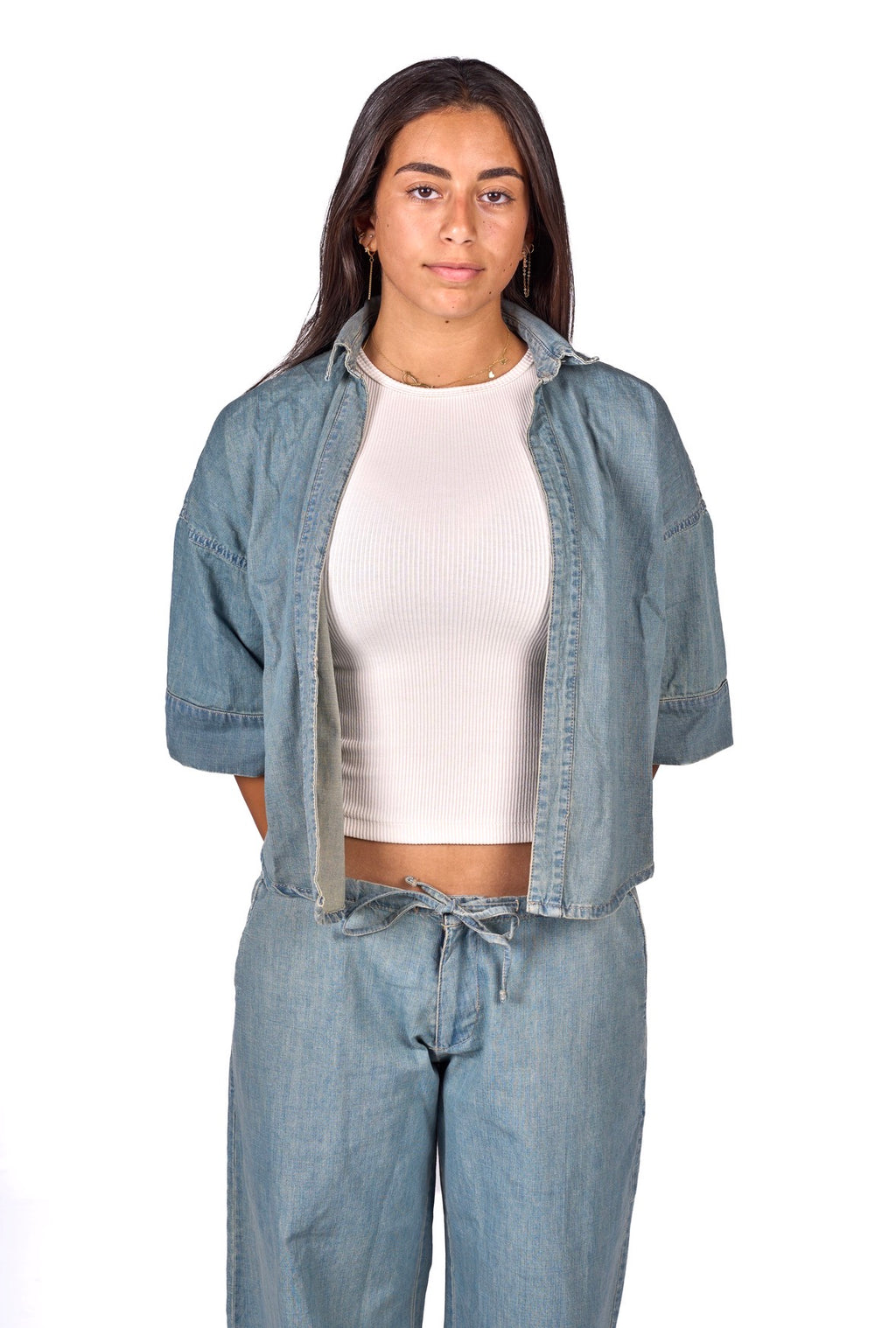 Denim Cardigan