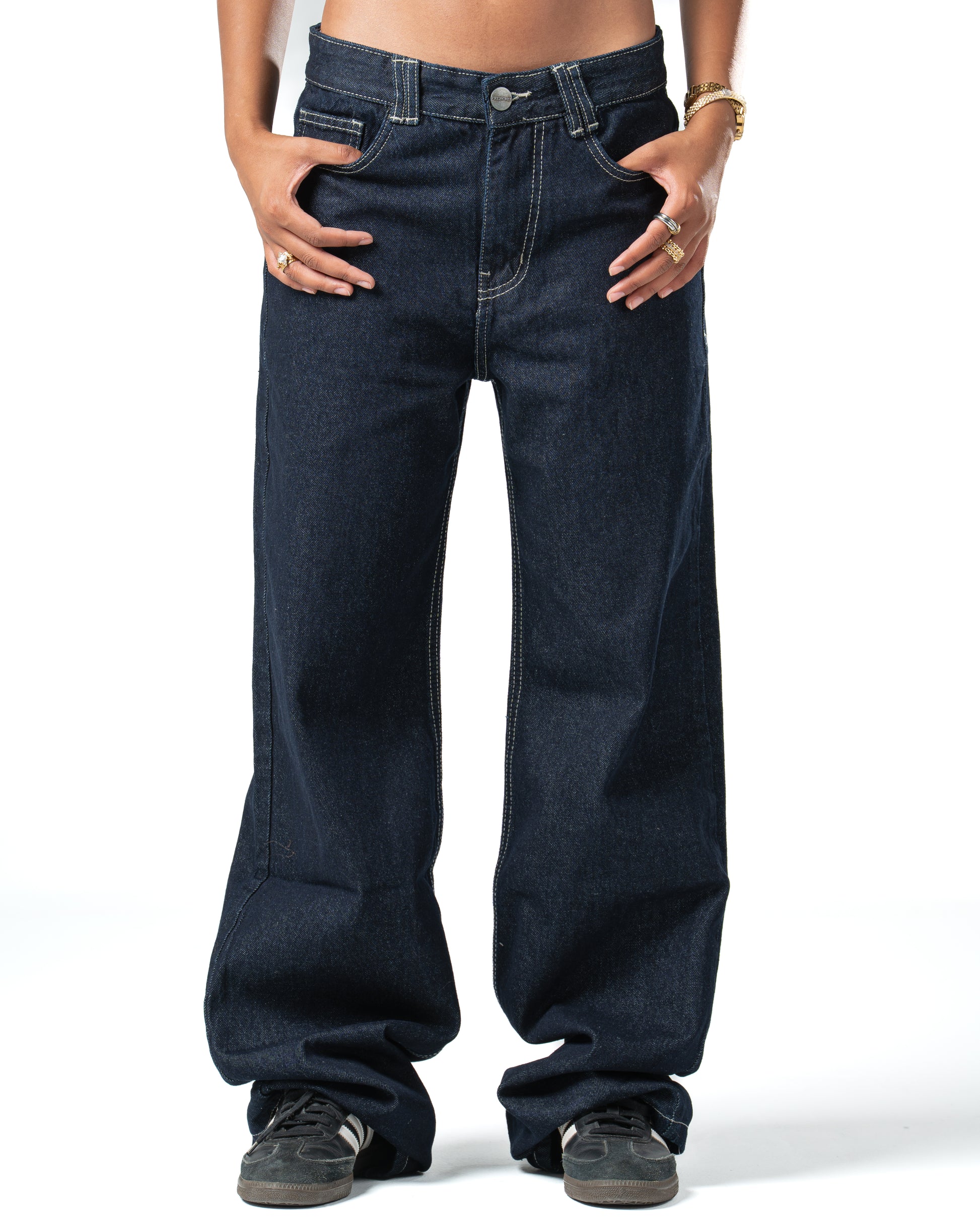 Vintage Dark Denim Straight Fit