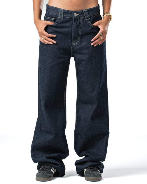 Vintage Dark Denim Straight Fit