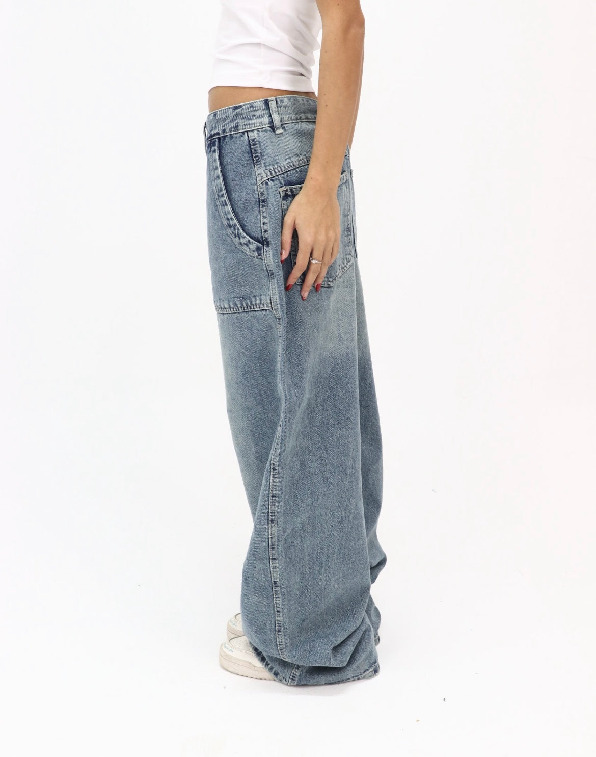 Light Denim Pocket Jeans