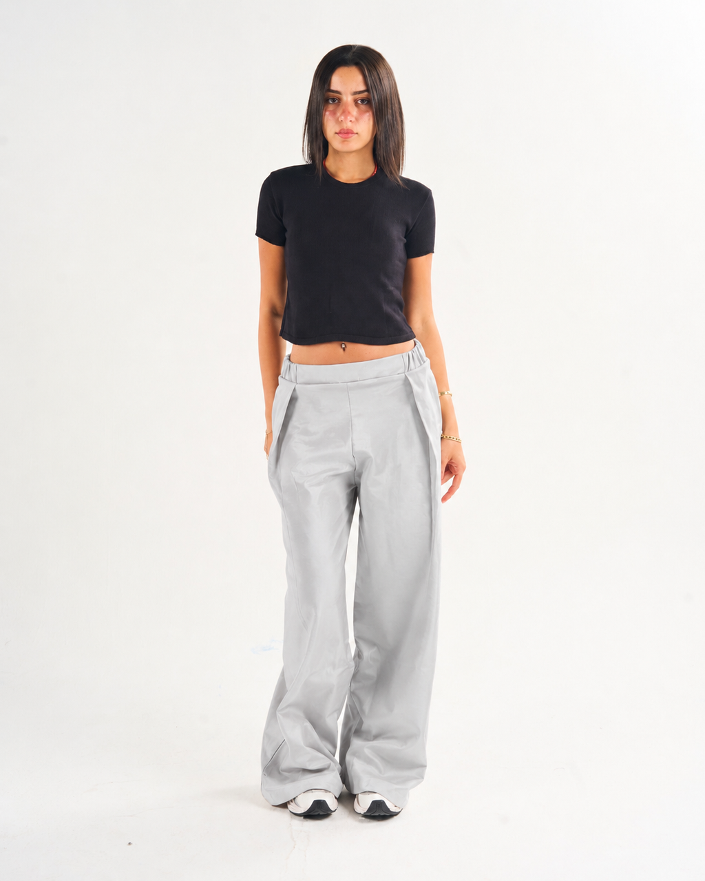 Pleated Sweatpants