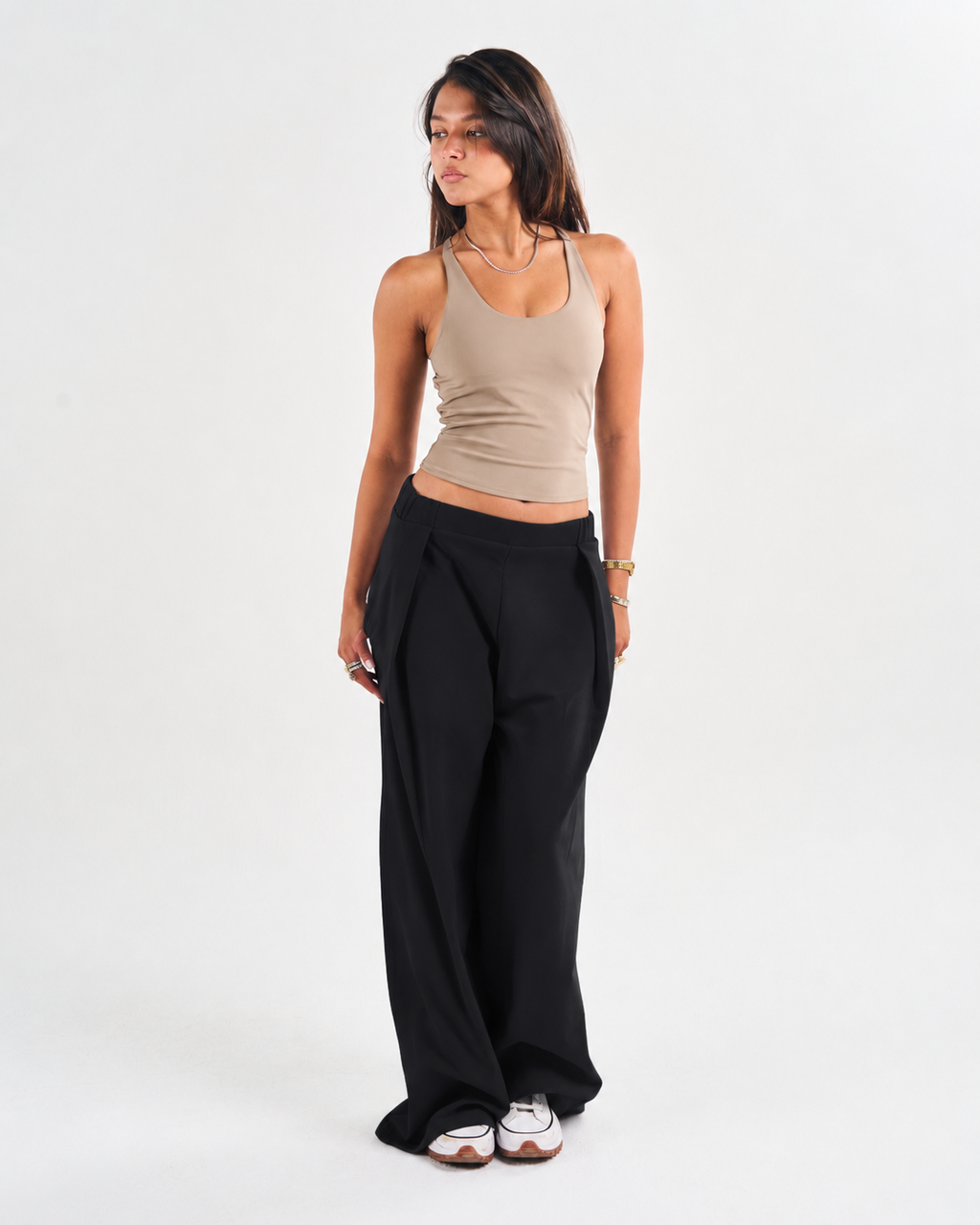 Pleated Sweatpants