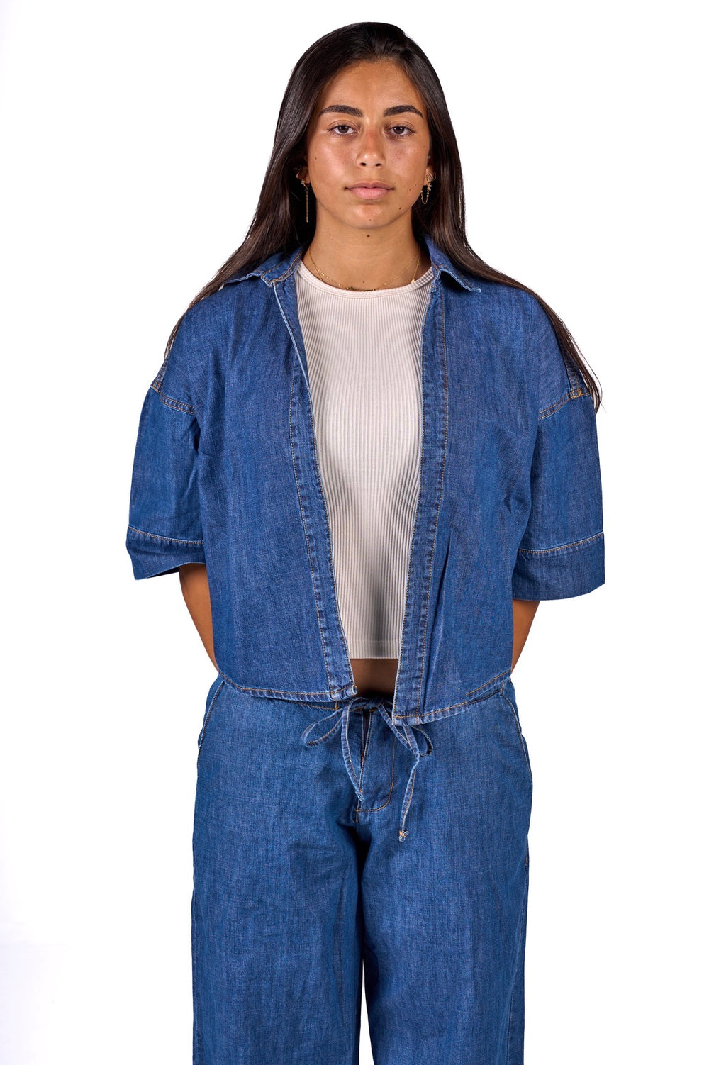 Denim Cardigan