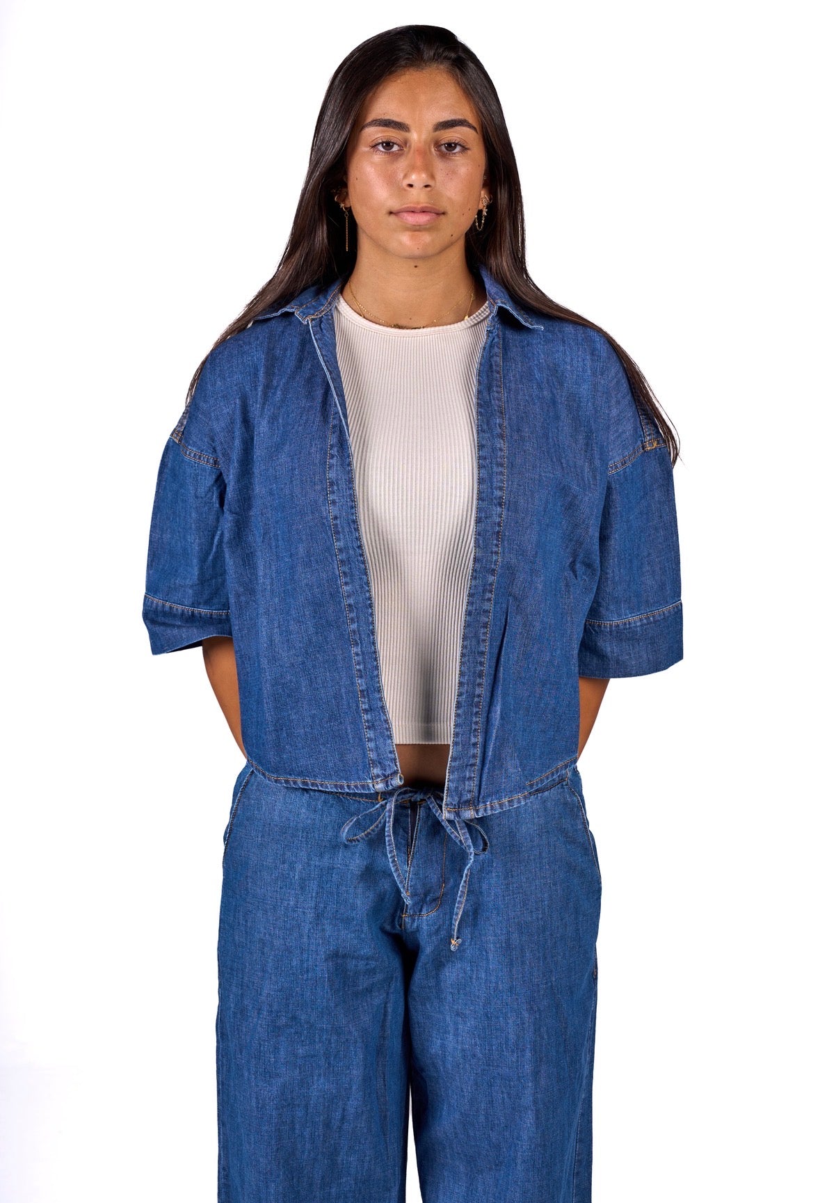 Denim Cardigan