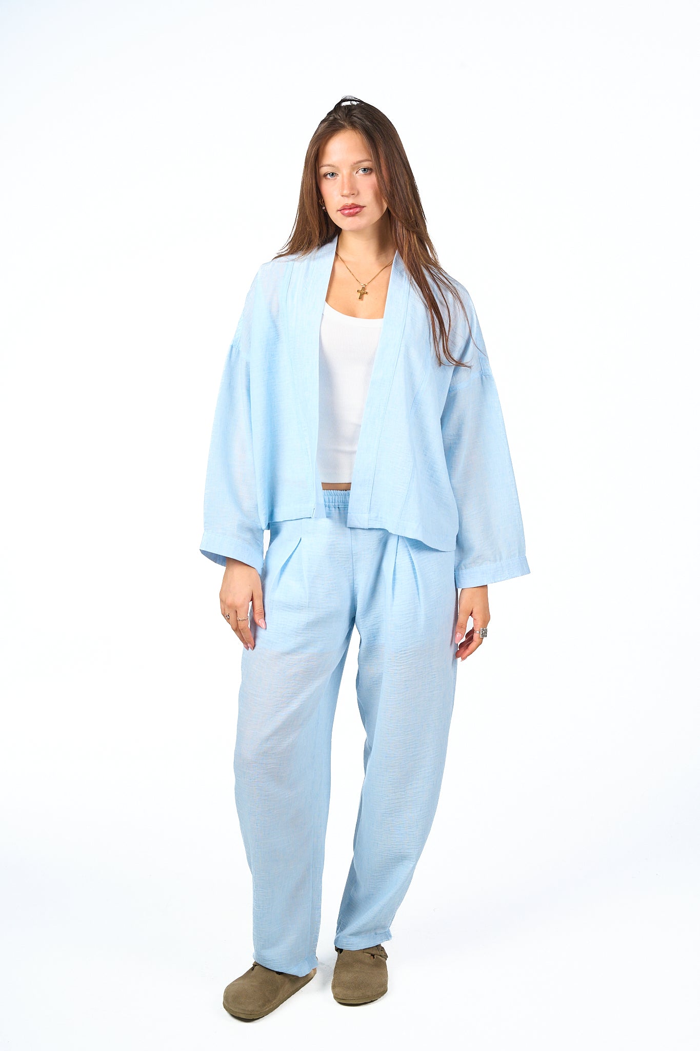 Washed Linen Cardigan