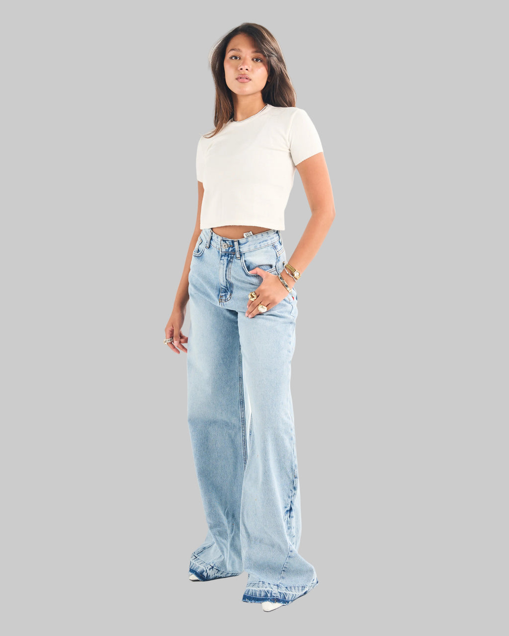 FLARED DENIM