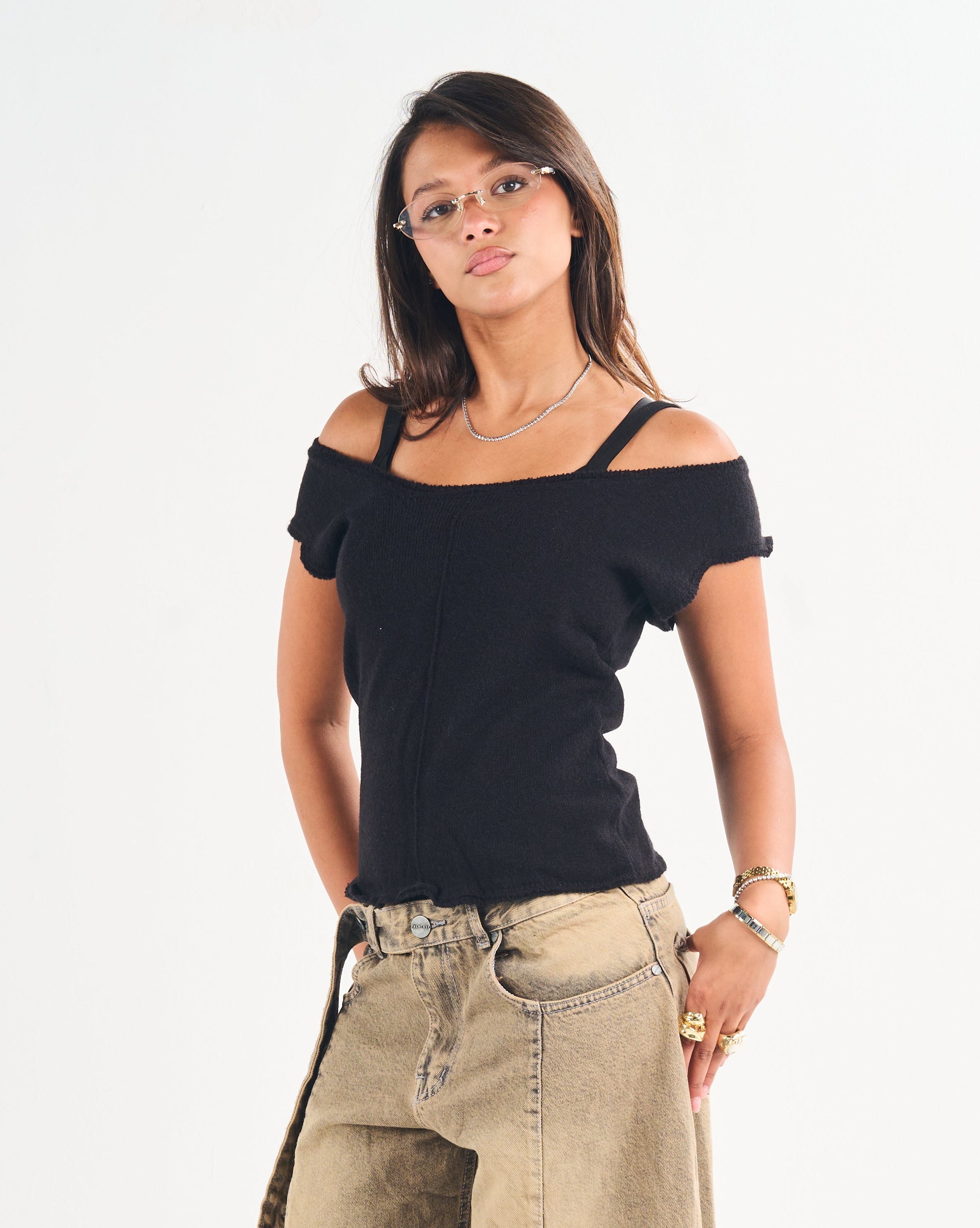 Cozy Fine-Light Knit Top