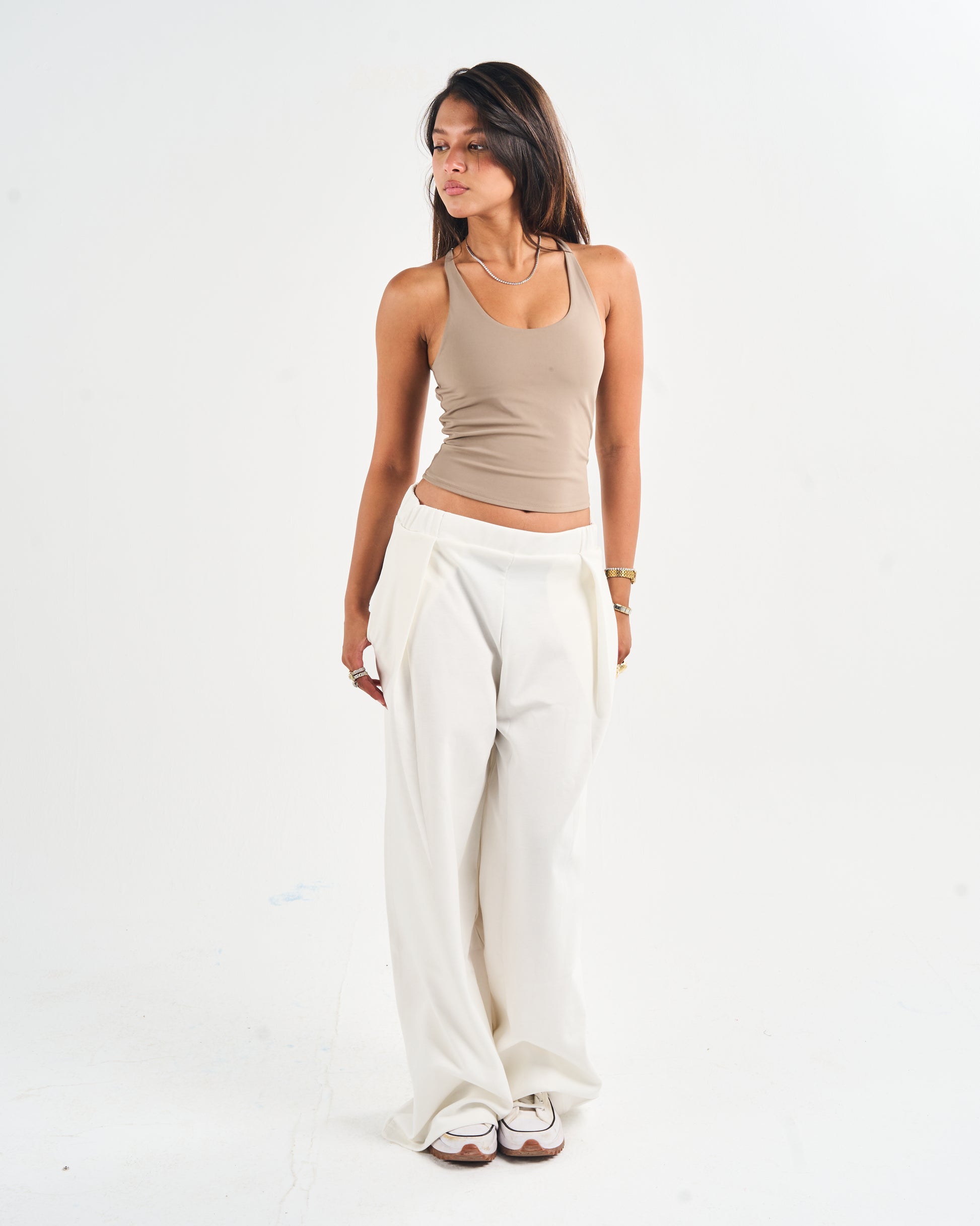 Pleated Sweatpants