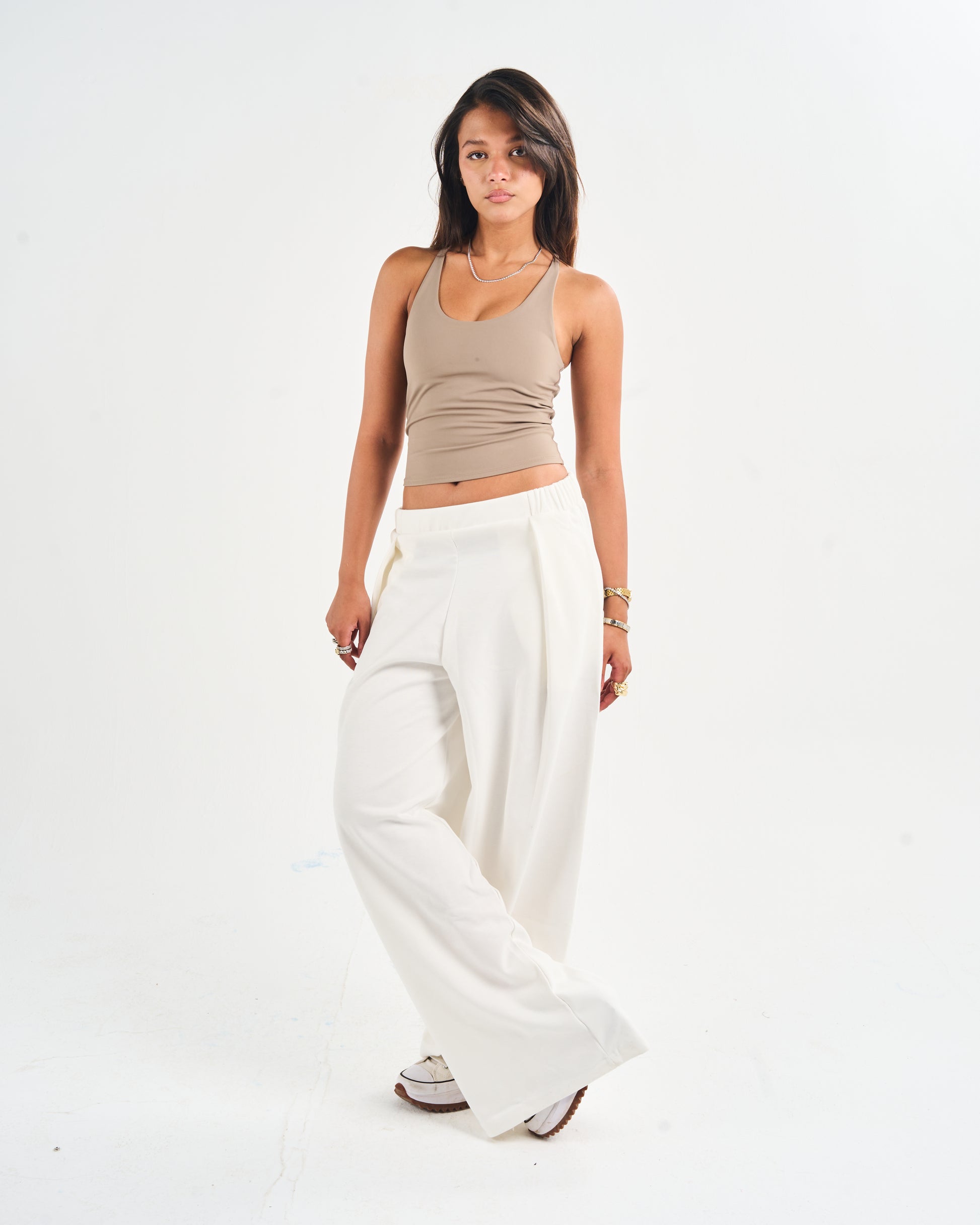 Pleated Sweatpants