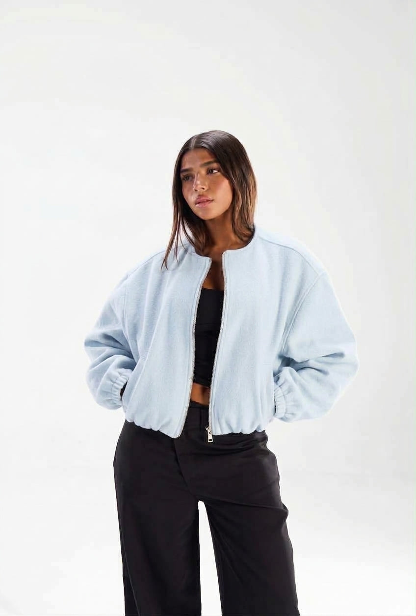 Broadcloth Bomber Jacket