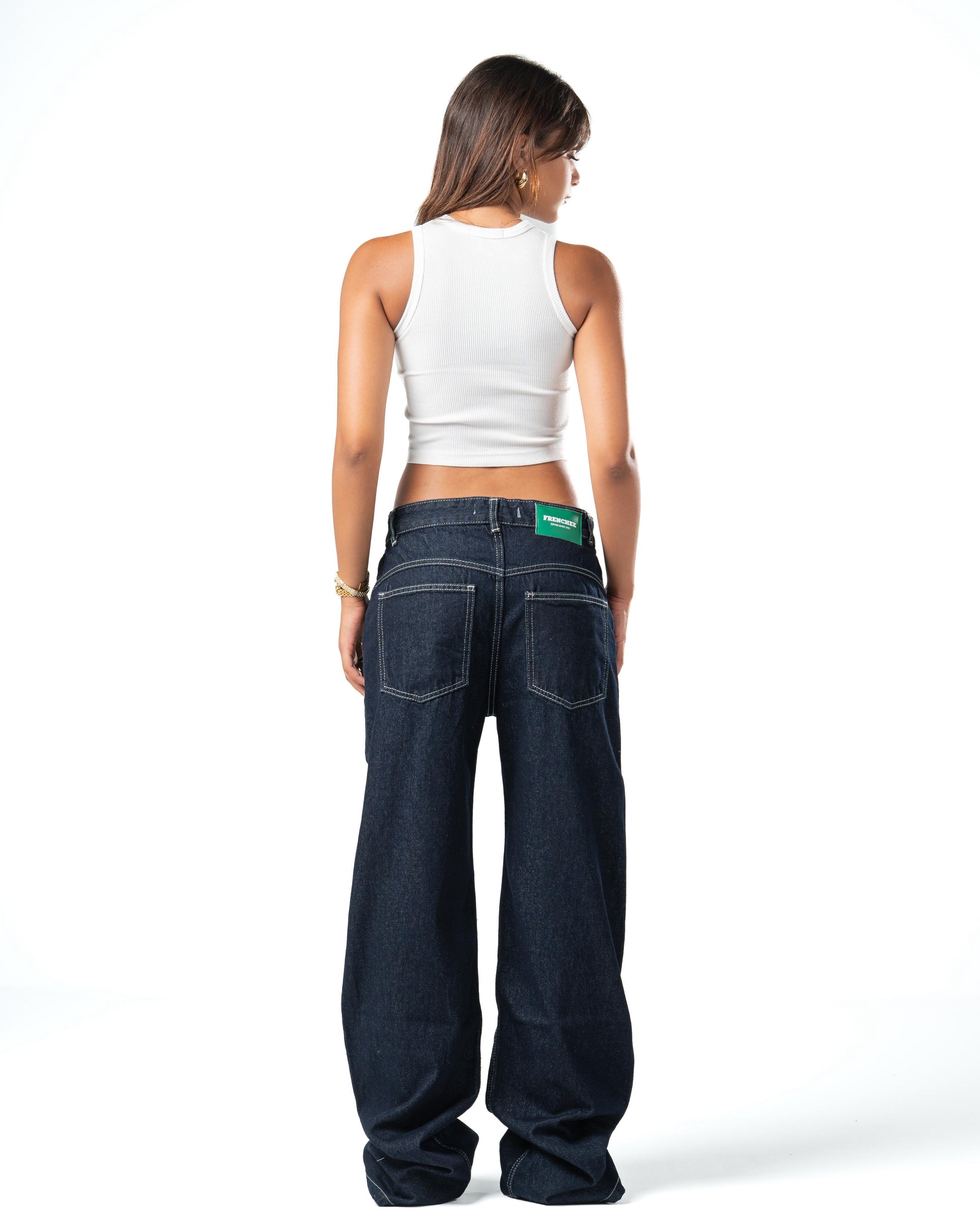 Vintage Dark Denim Straight Fit