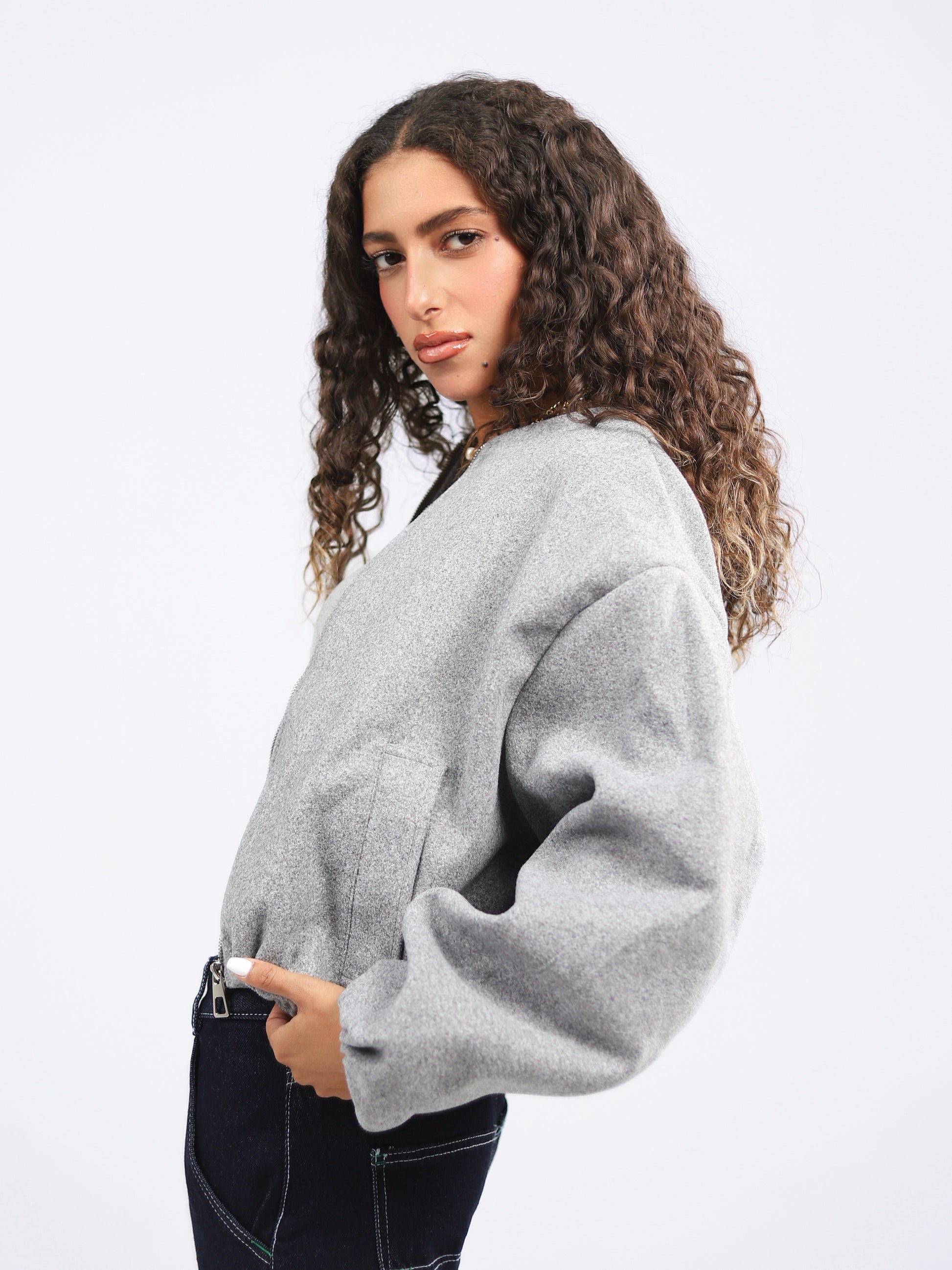 Broadcloth Bomber Jacket