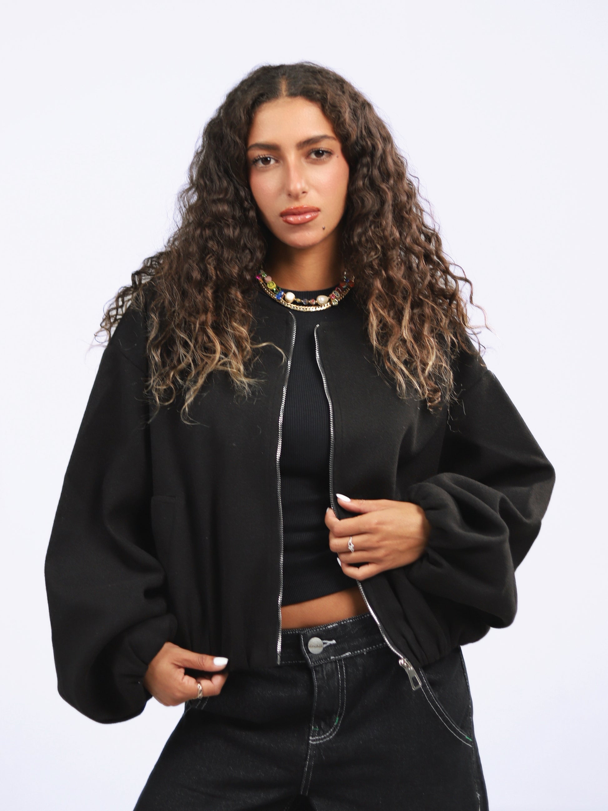 Broadcloth Bomber Jacket