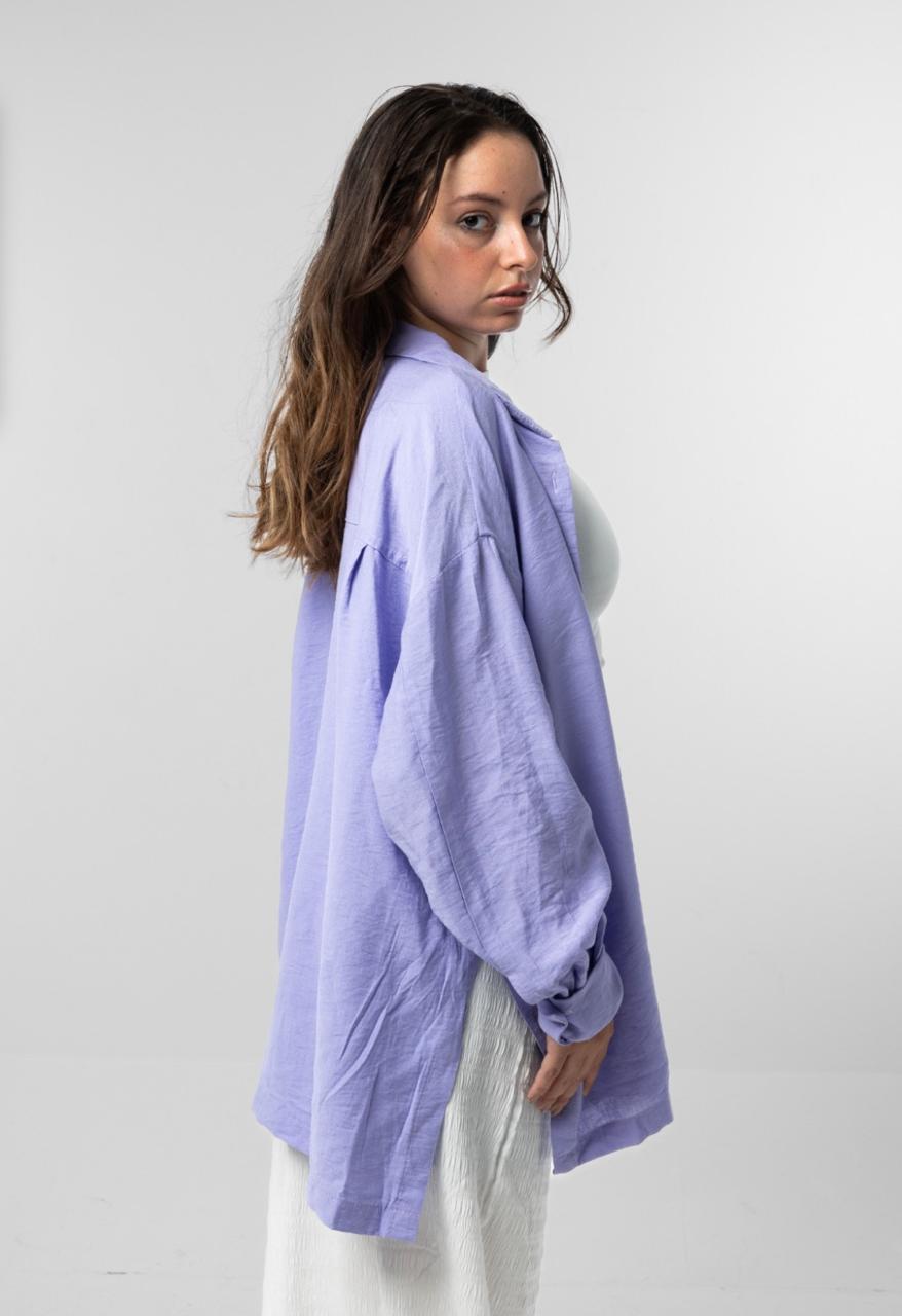 Purple Linen Shirt