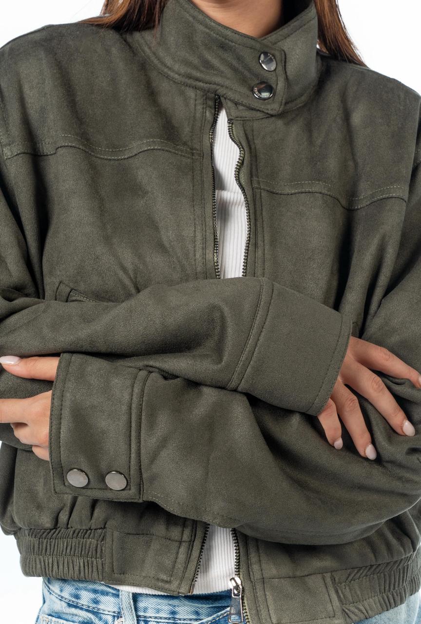 Suede Effect Jacket