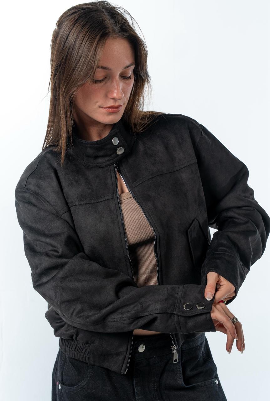 Suede Effect Jacket
