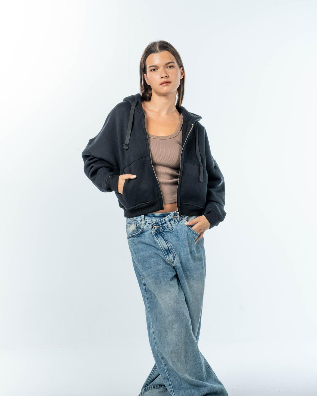 Fluffy Melton Jacket