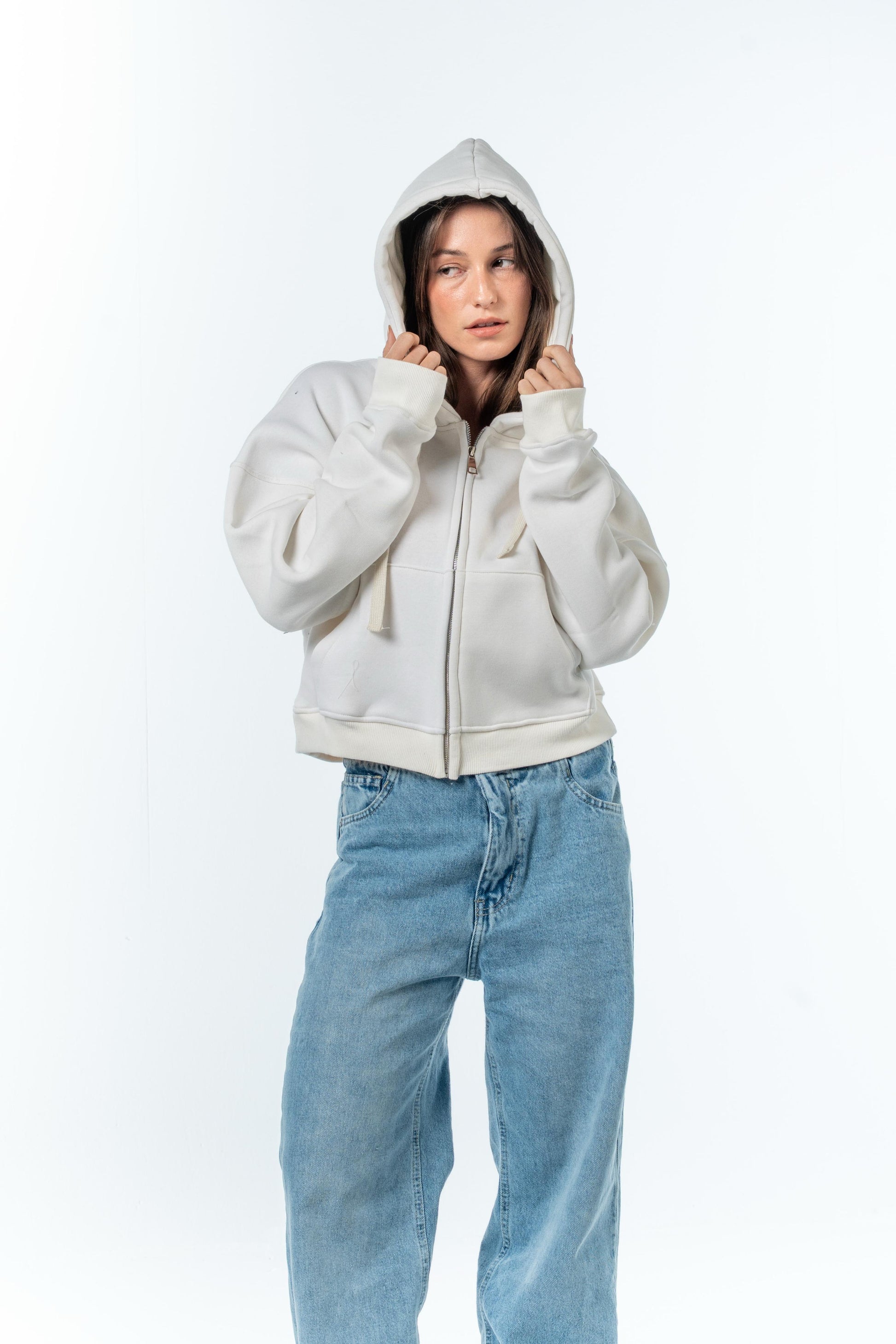 Fluffy Melton Jacket