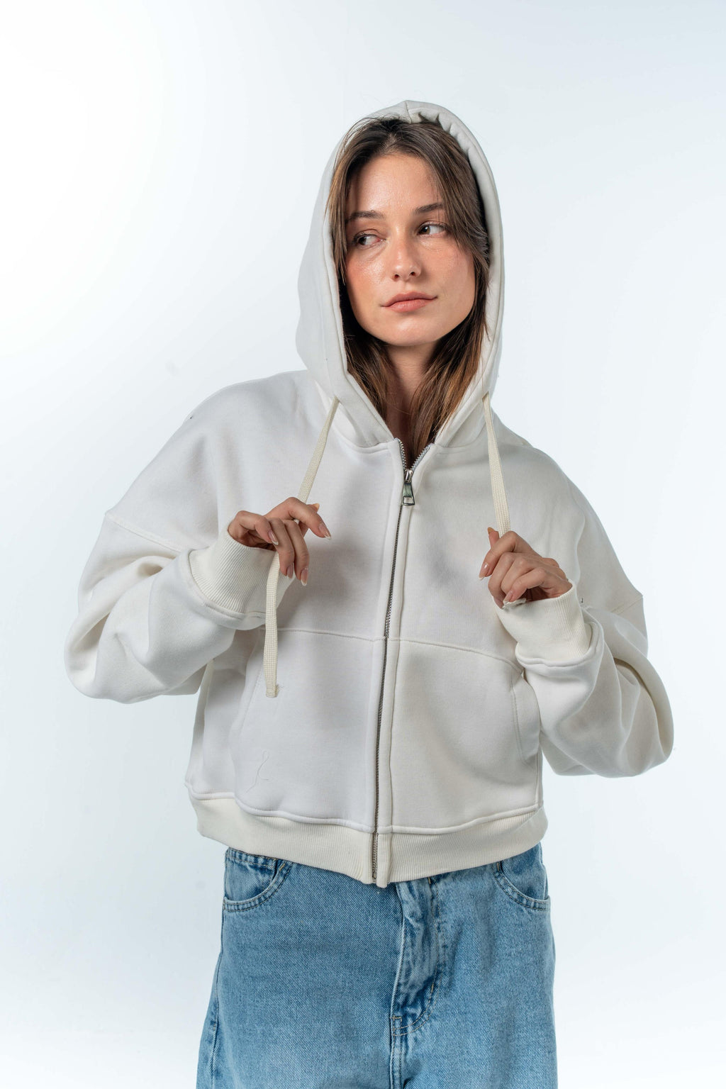 Fluffy Melton Jacket