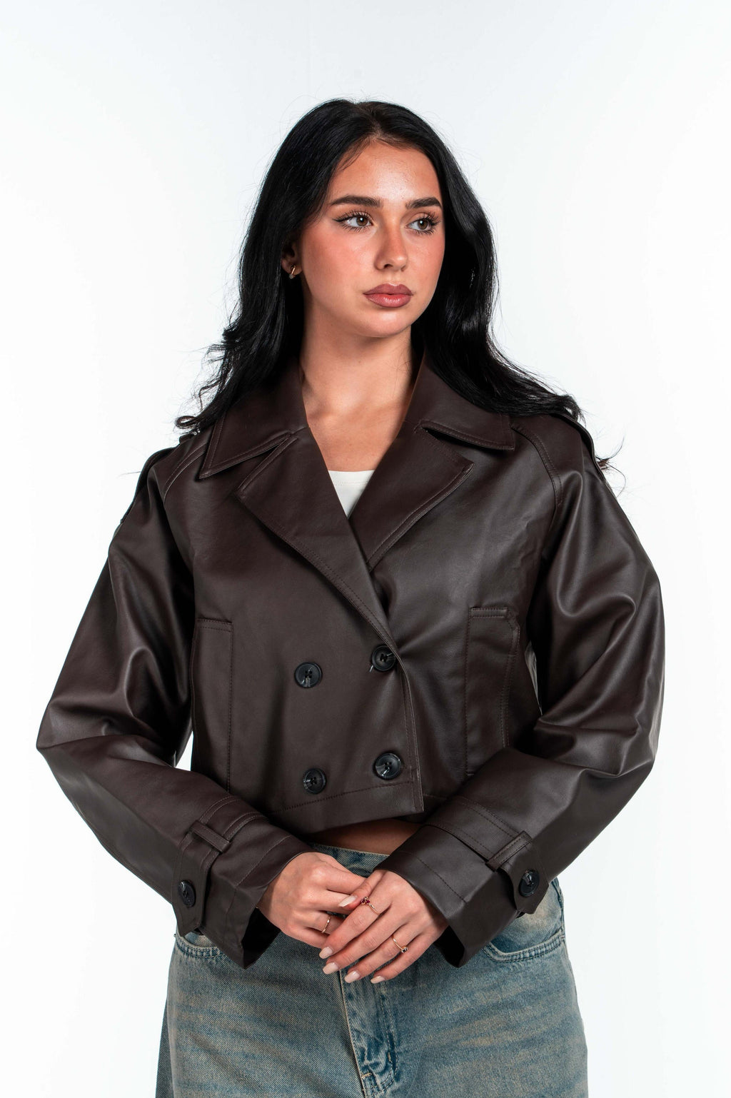 Leather Trench Coat