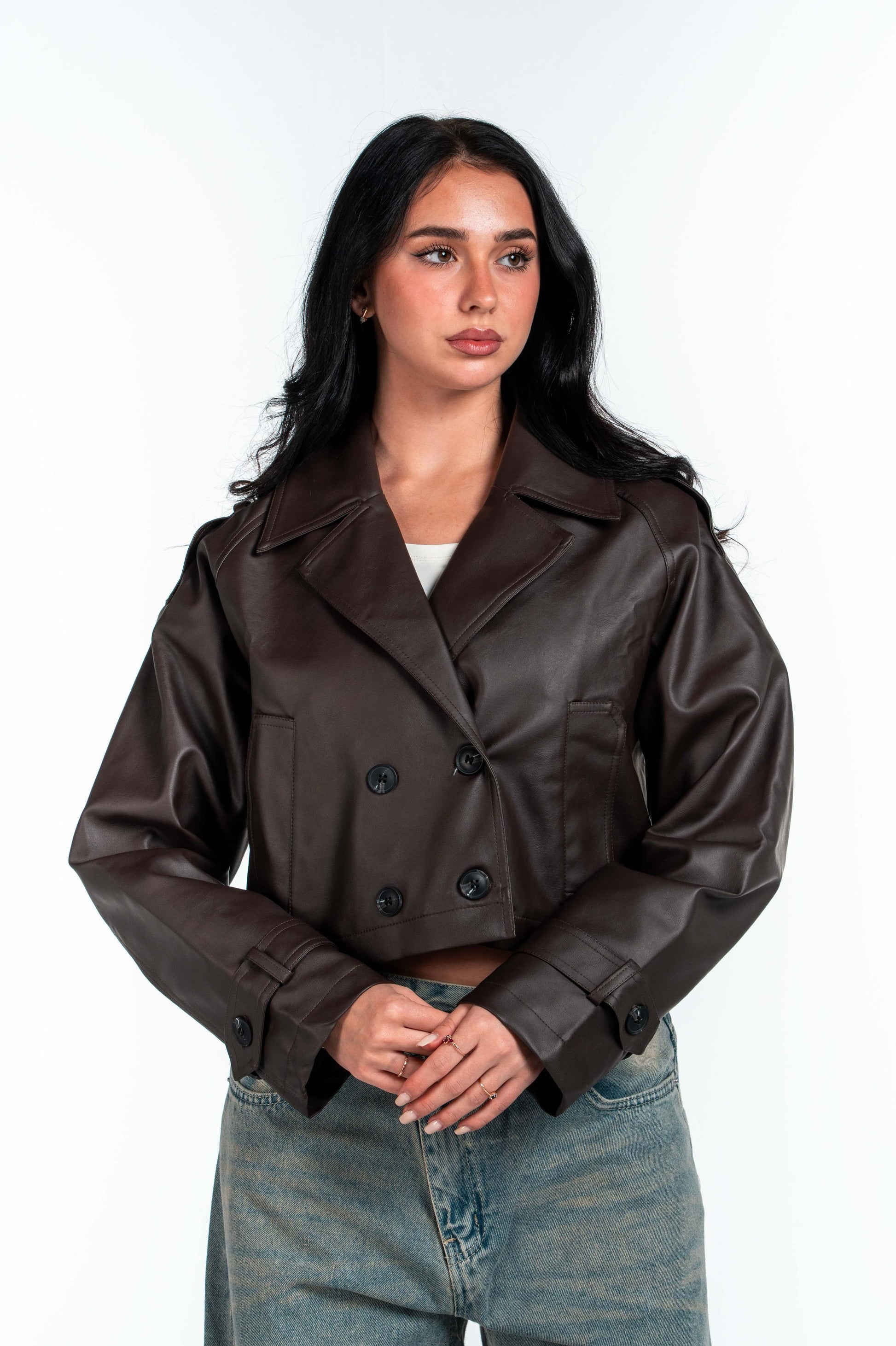 Leather Trench Coat