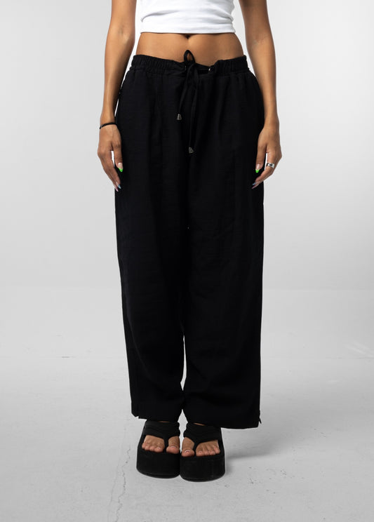 Black Linen Pants