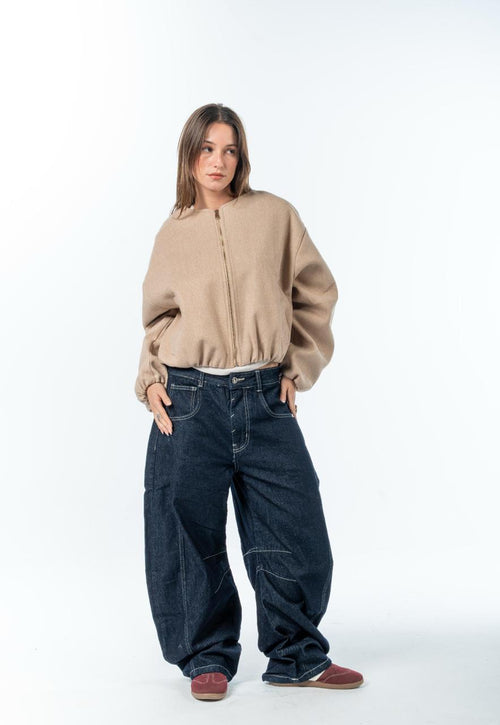 Broadcloth Bomber Jacket