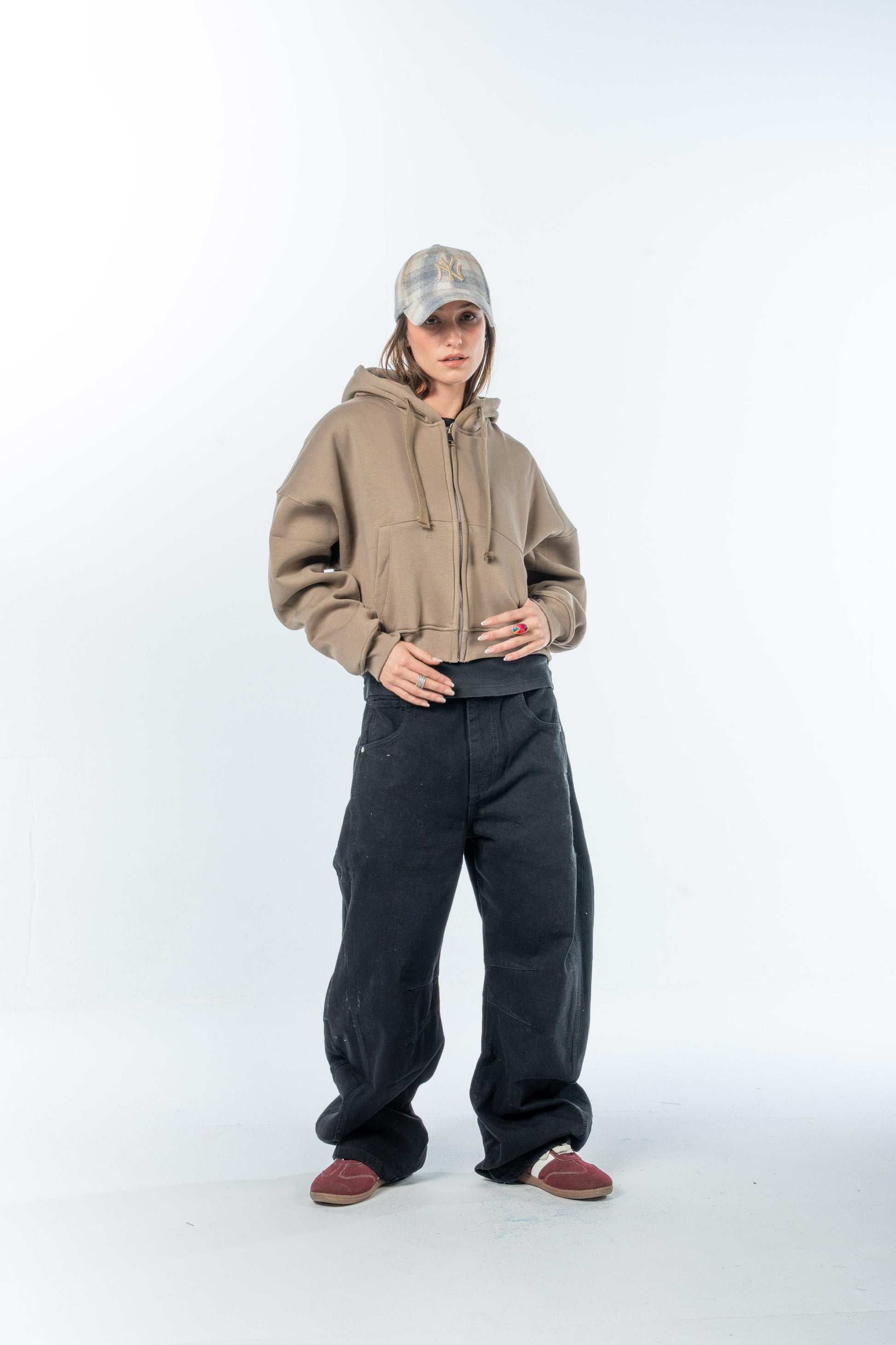 Fluffy Melton Jacket