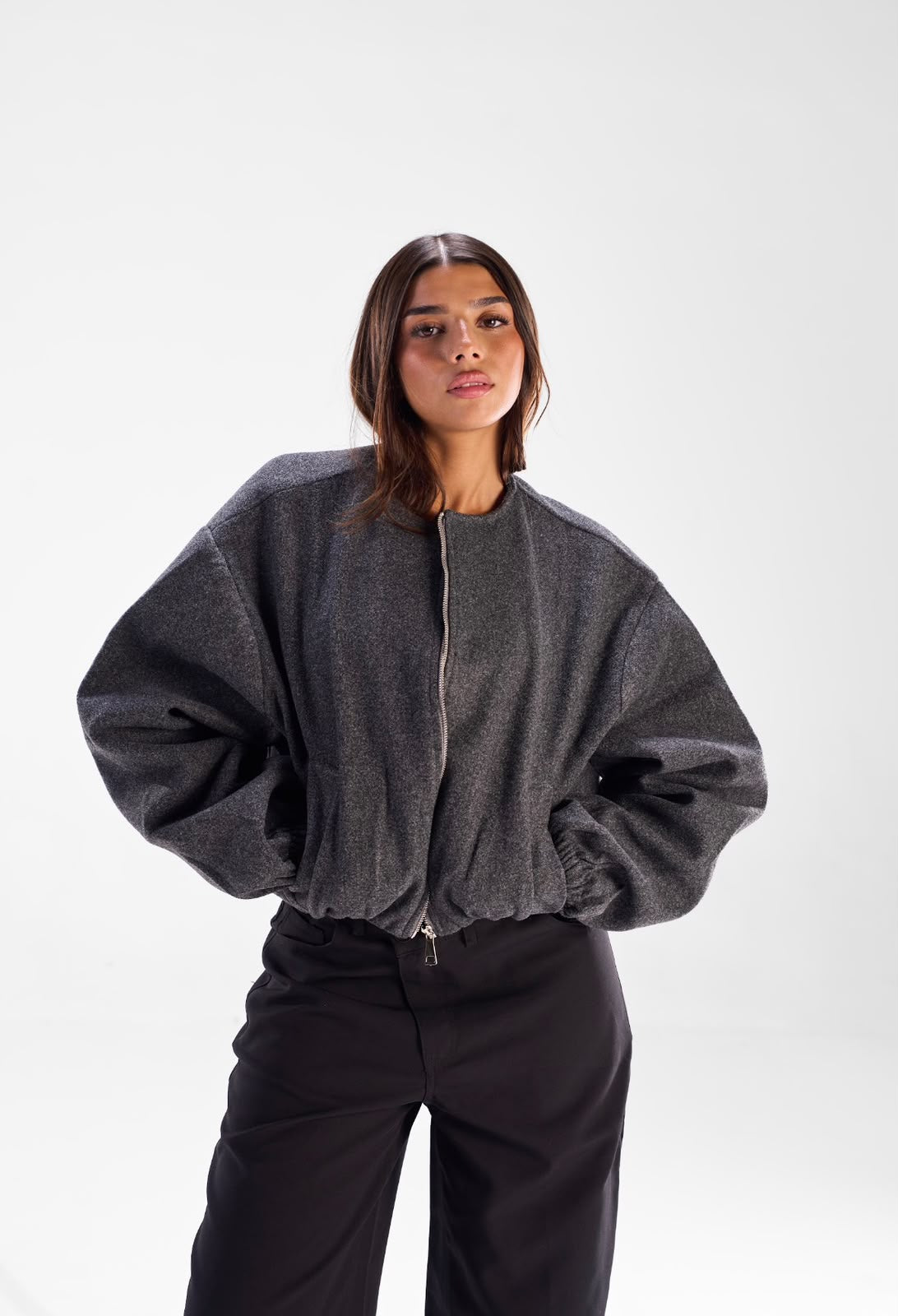Broadcloth Bomber Jacket