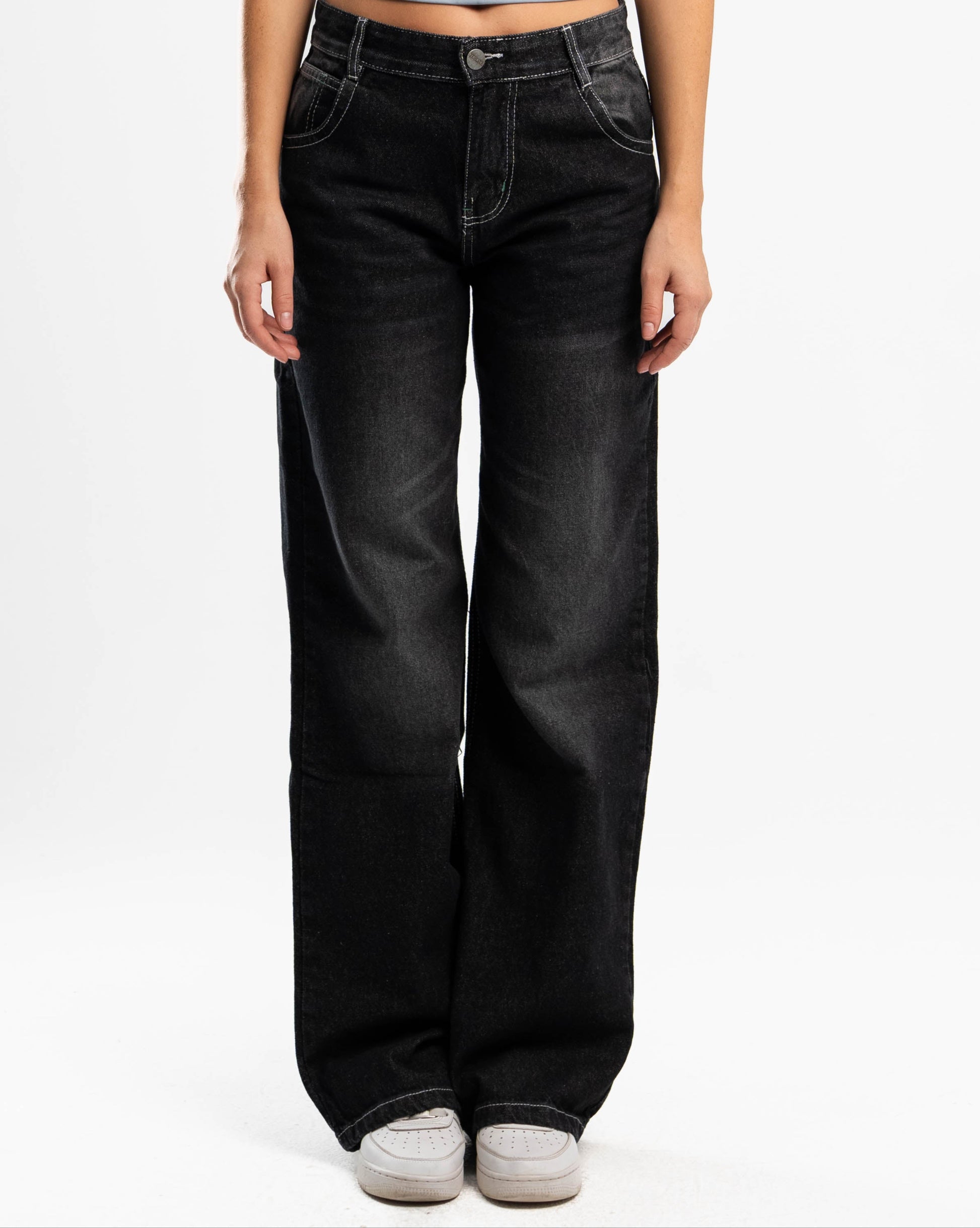 White Stitches Denim
