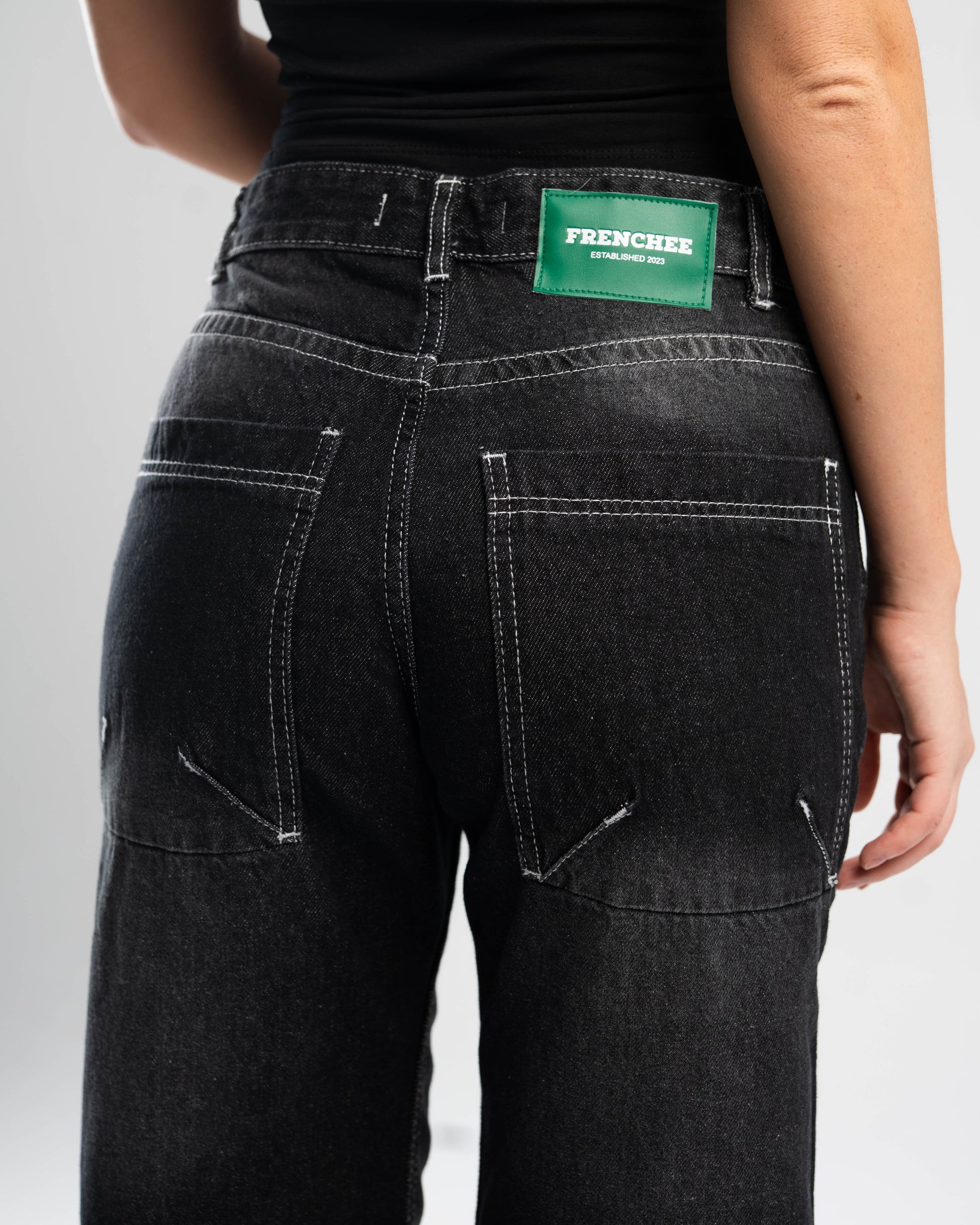 White Stitches Denim