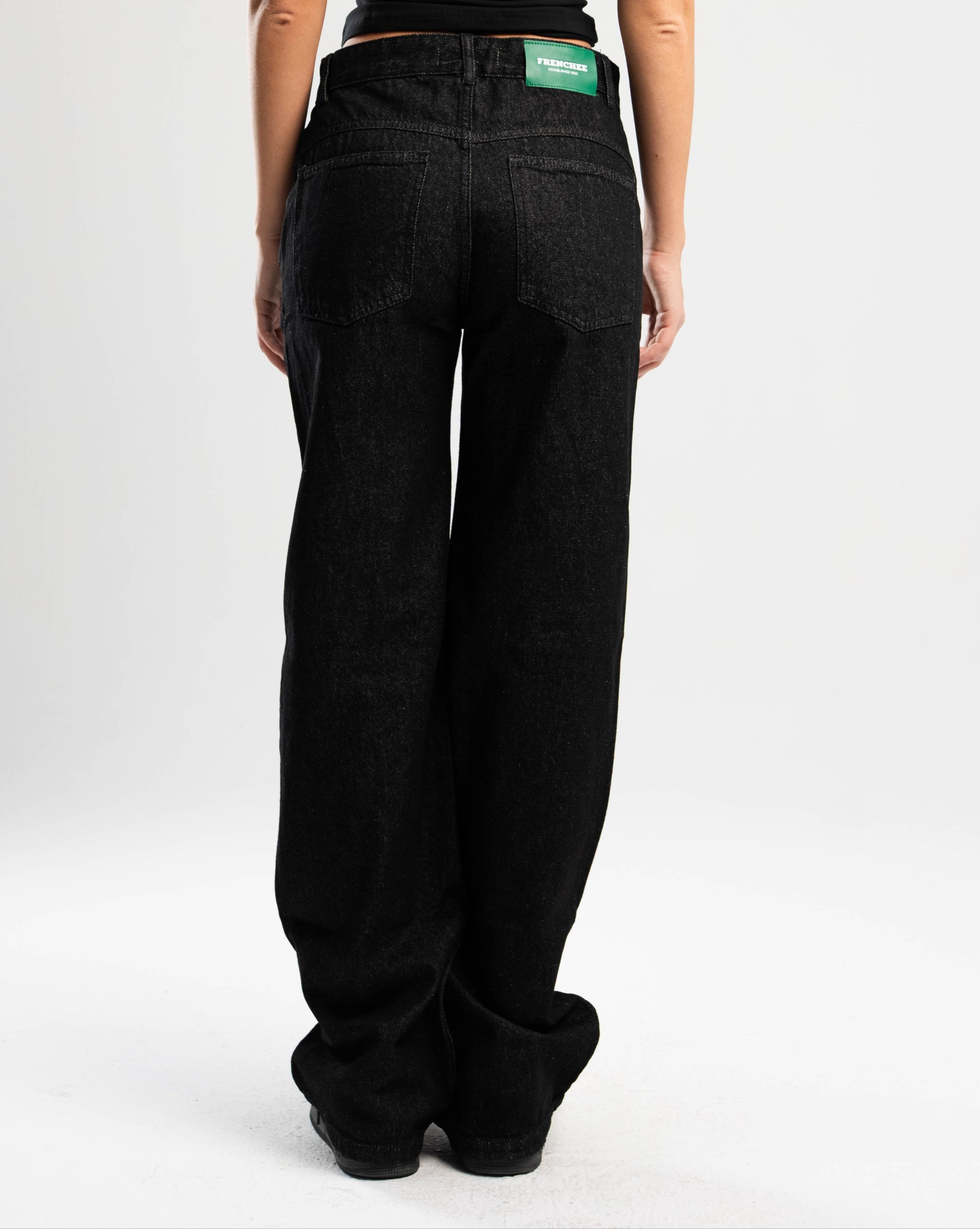 Vintage Black Straight Fit Denim