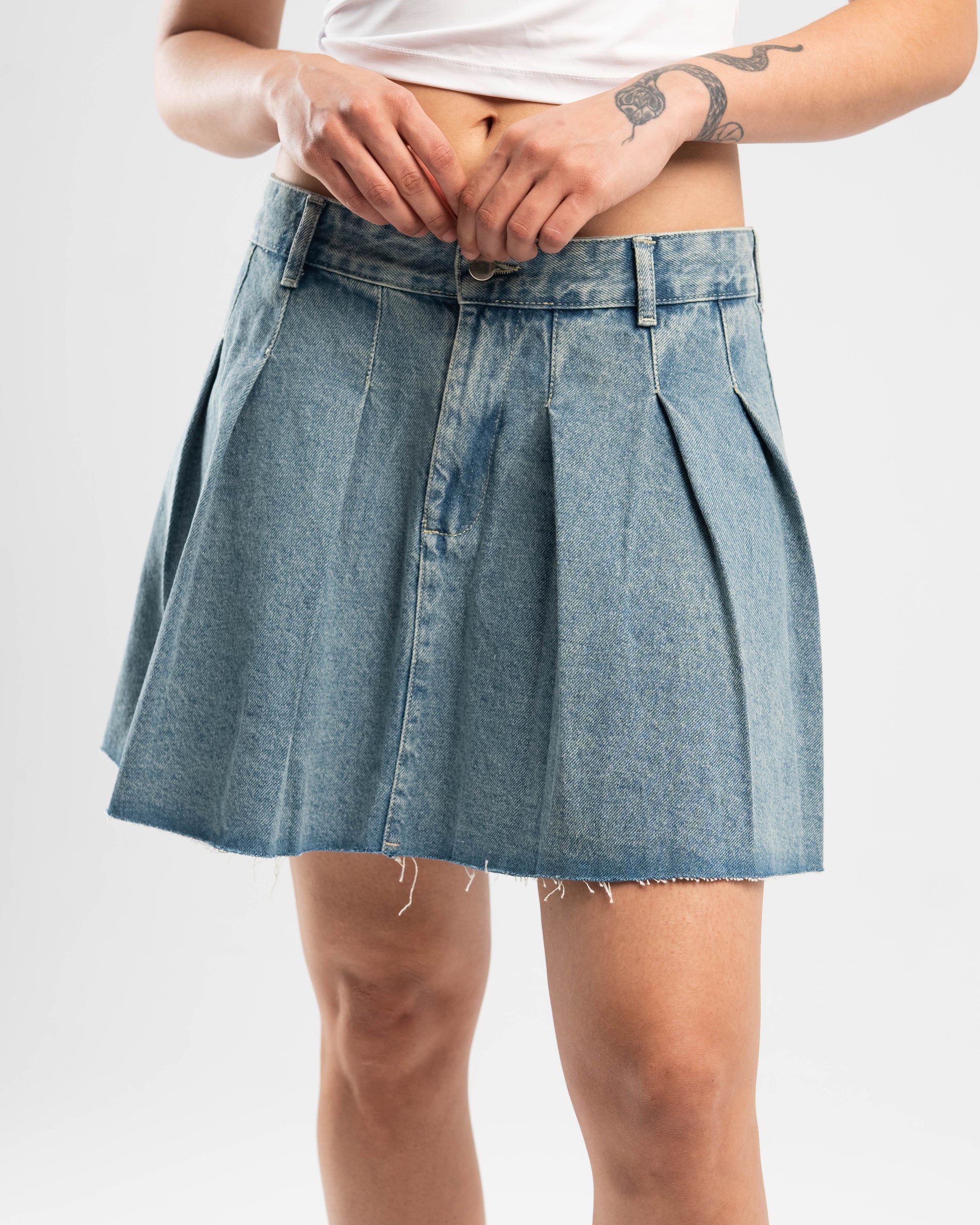 Blue Frenchee Élysées Chic Skirt.