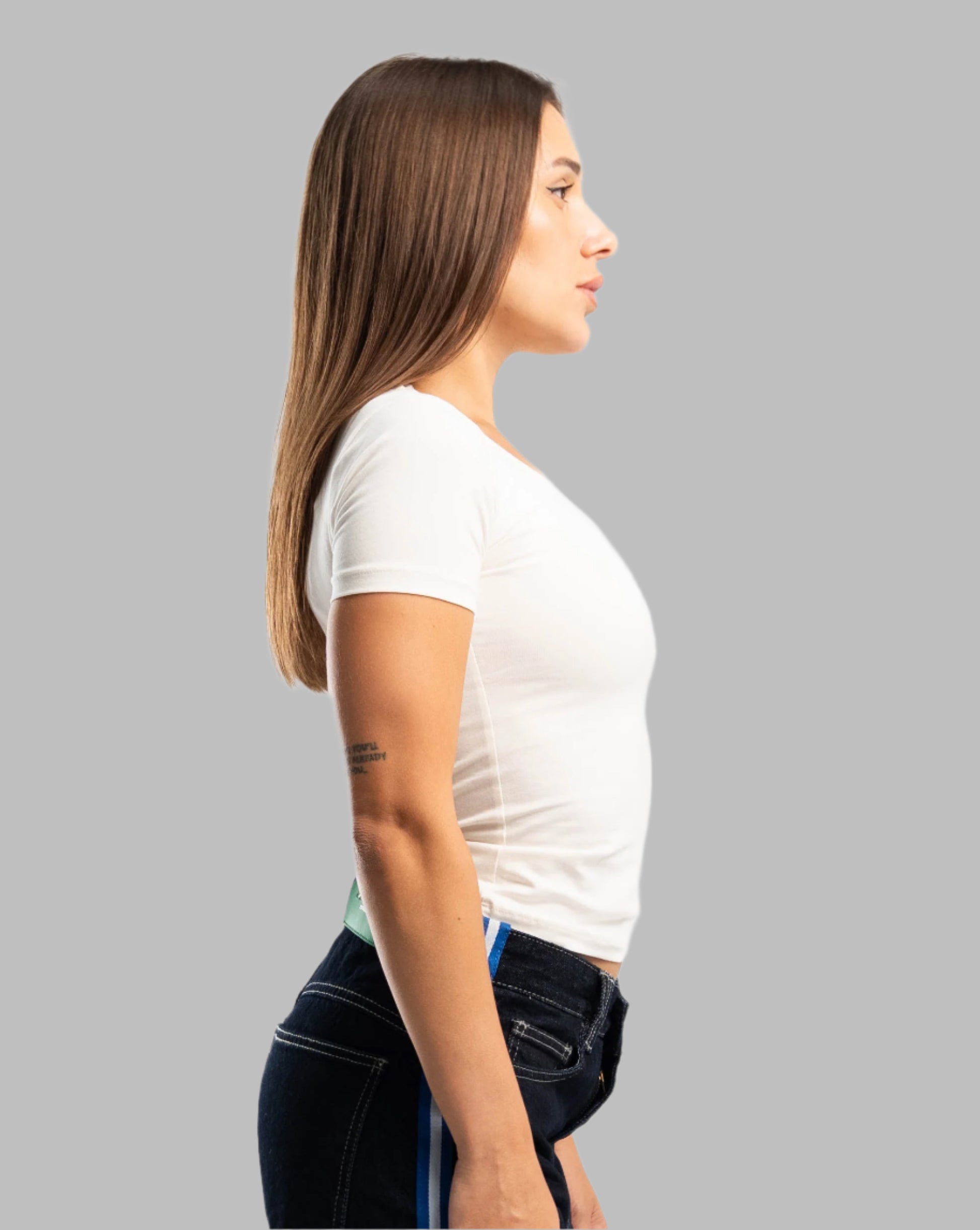 Basic Stretch Cotton T-Shirt