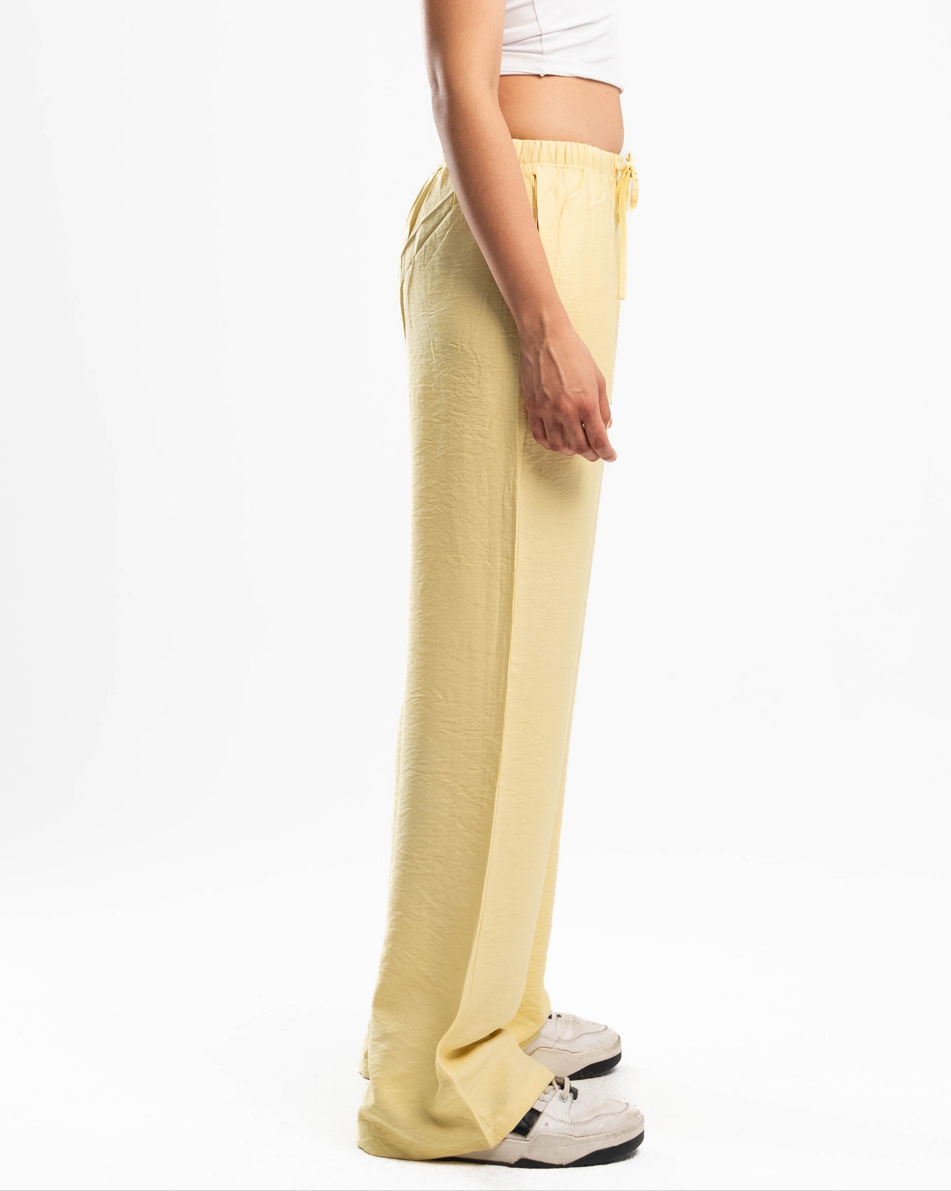 Yellow linen Pants