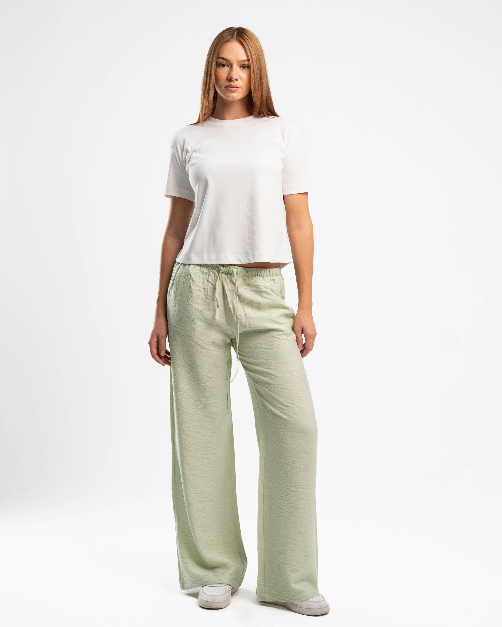 Pistache Linen Pants