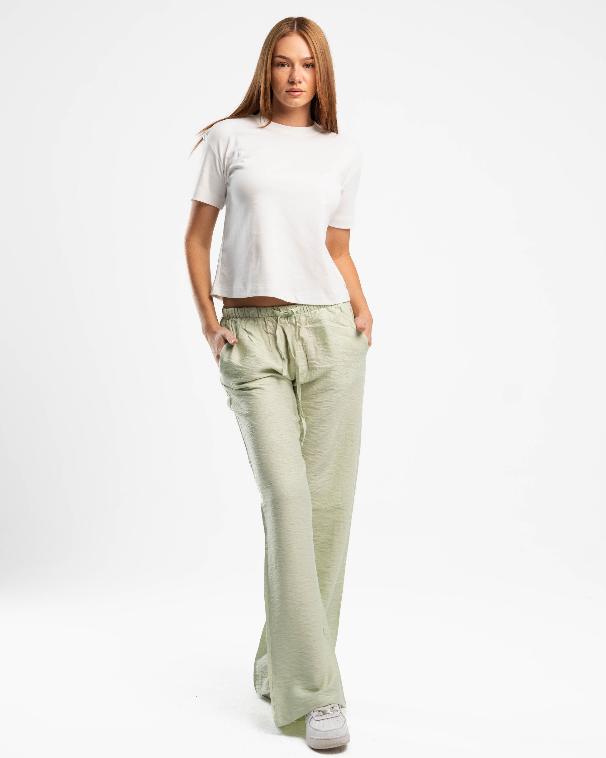 Pistache Linen Pants
