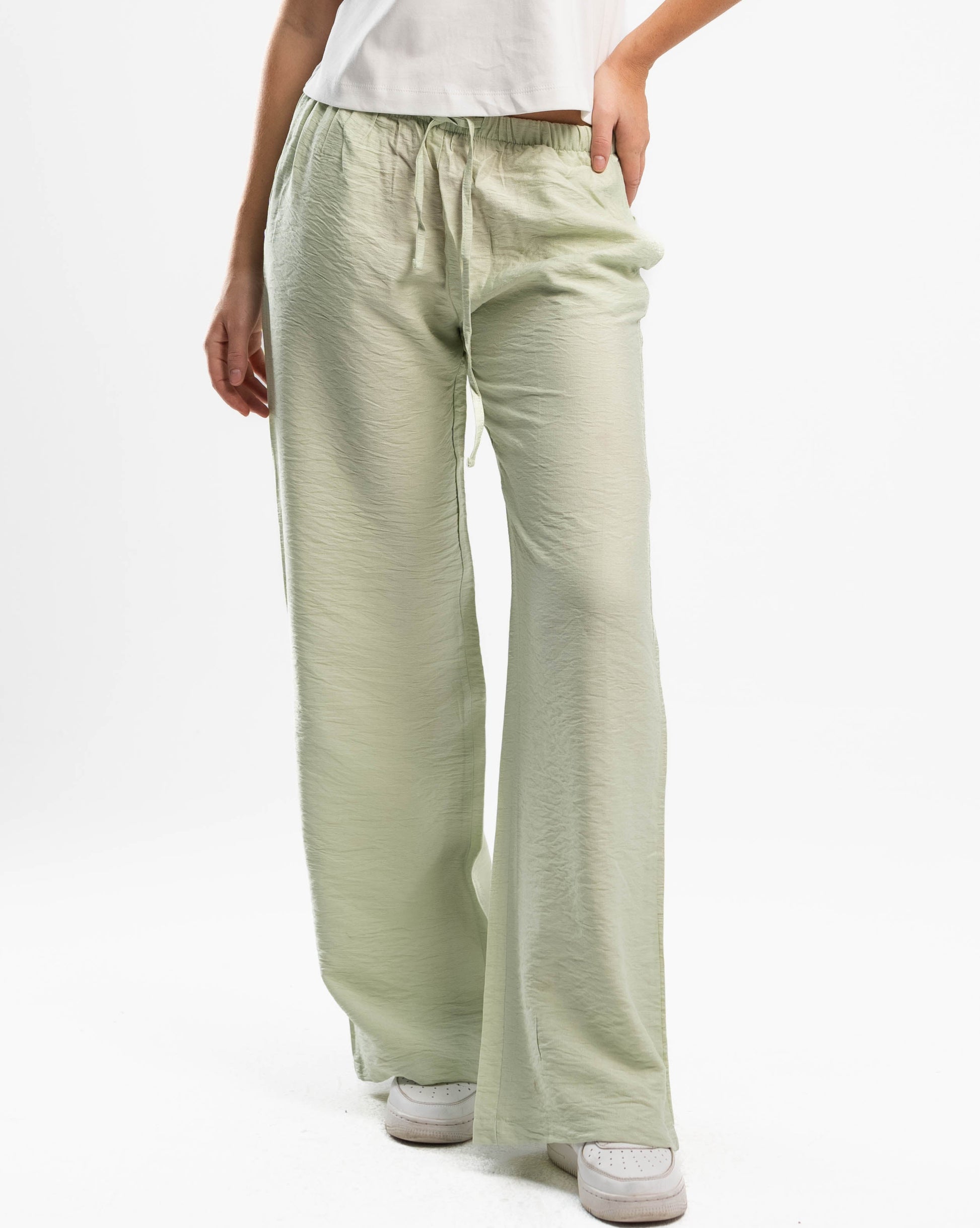 Pistache Linen Pants