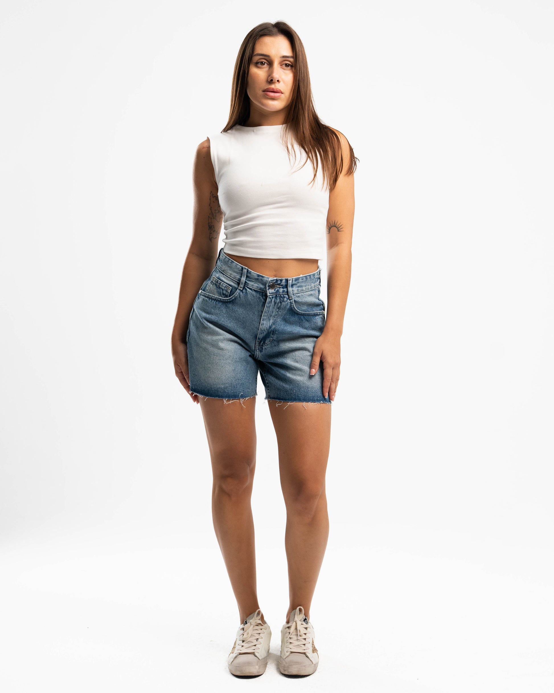 Blue Frenchee Chic Shorts